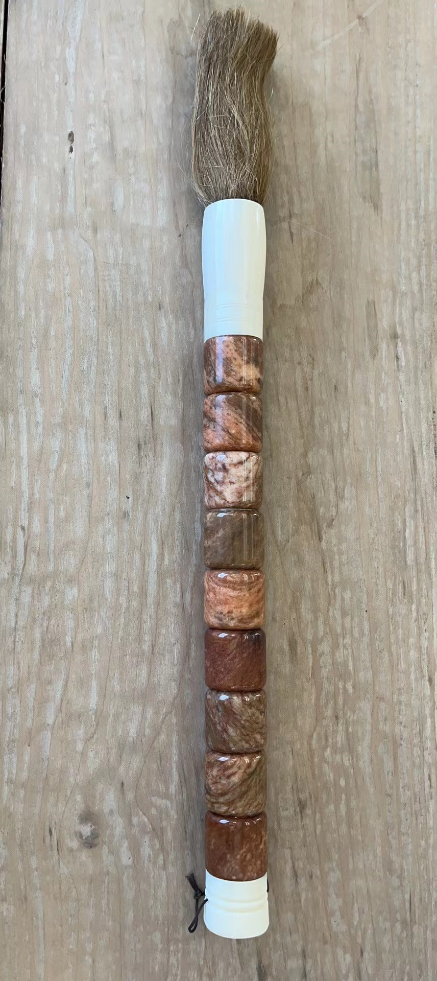 Approx. 20" Tan Jade Calligraphy Brush