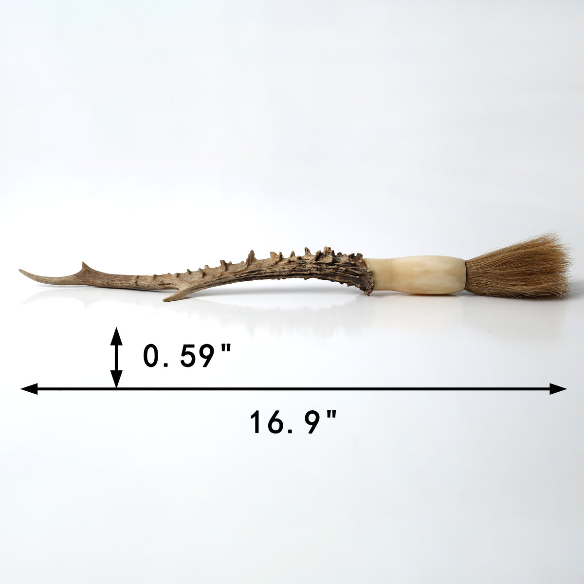 Large Deer Horn Calligraphy Brush