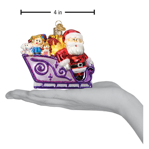Santa And Friends Ornament