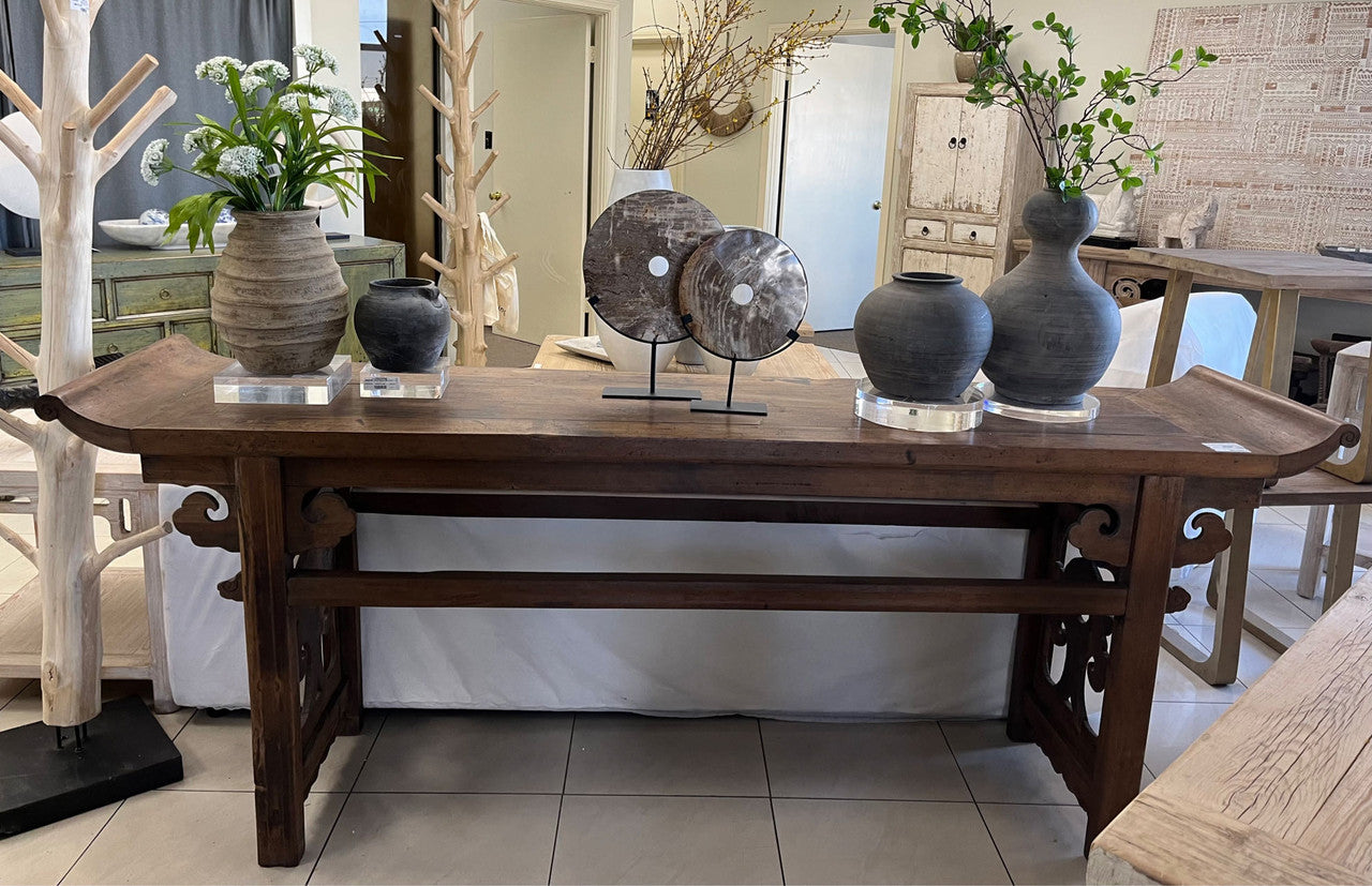 Antique Console Table with Lucky Cloud Shaped Panels image