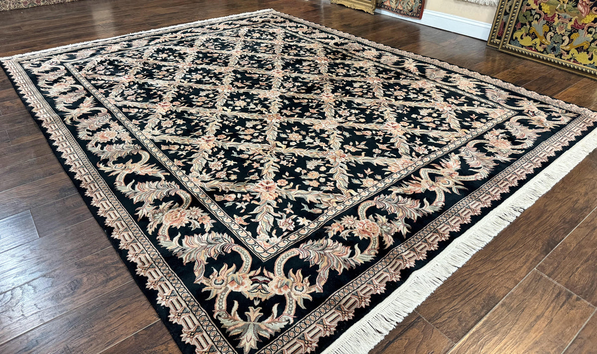 Pak Persian Rug 8x10, Black, Handmade - Jewel Rugs, view 13