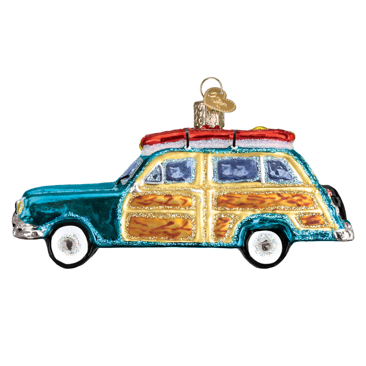 Surf's Up Wagon Ornament