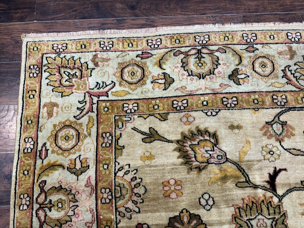 Turkish Oushak Rug 8x10, Vintage Wool Carpet - Jewel Rugs, view 7