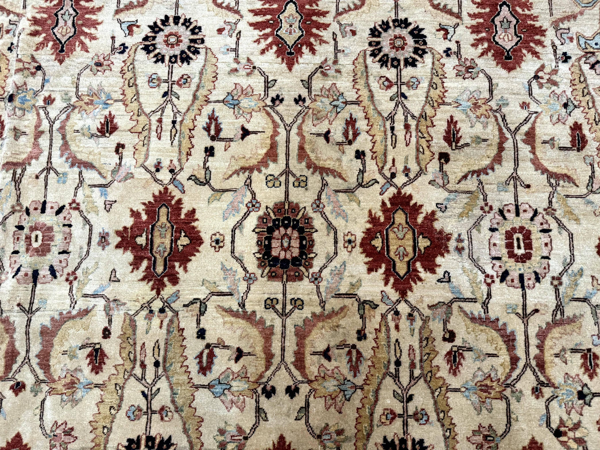 Large Palace Sized Rug 13x19, Stark Carpet, Traditional Wool Handmade Rug, Beige - Jewel Rugs, view 5