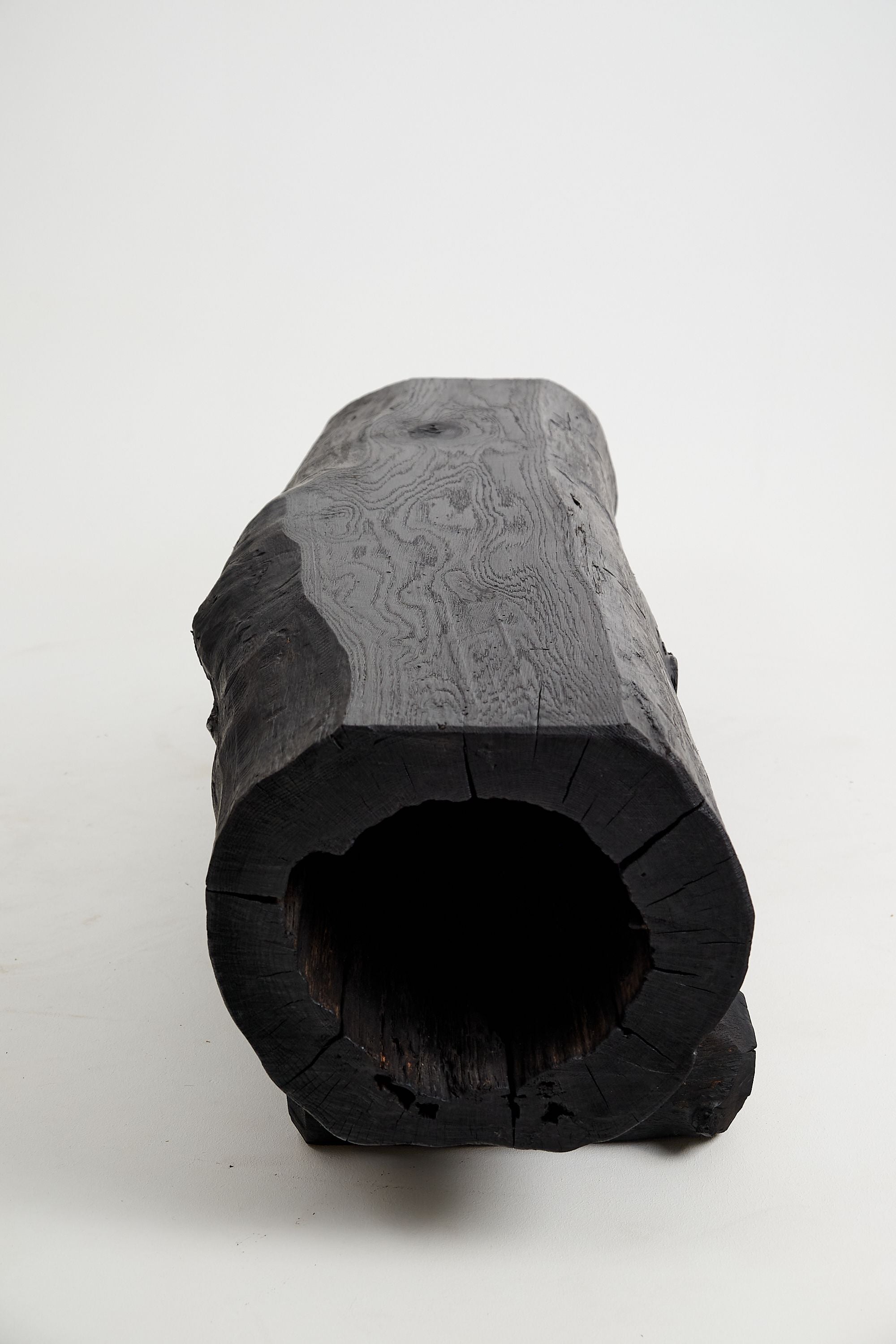 Jownik, Charred Hollow Log Bench â Primitive Form, Bold Presence - image 9