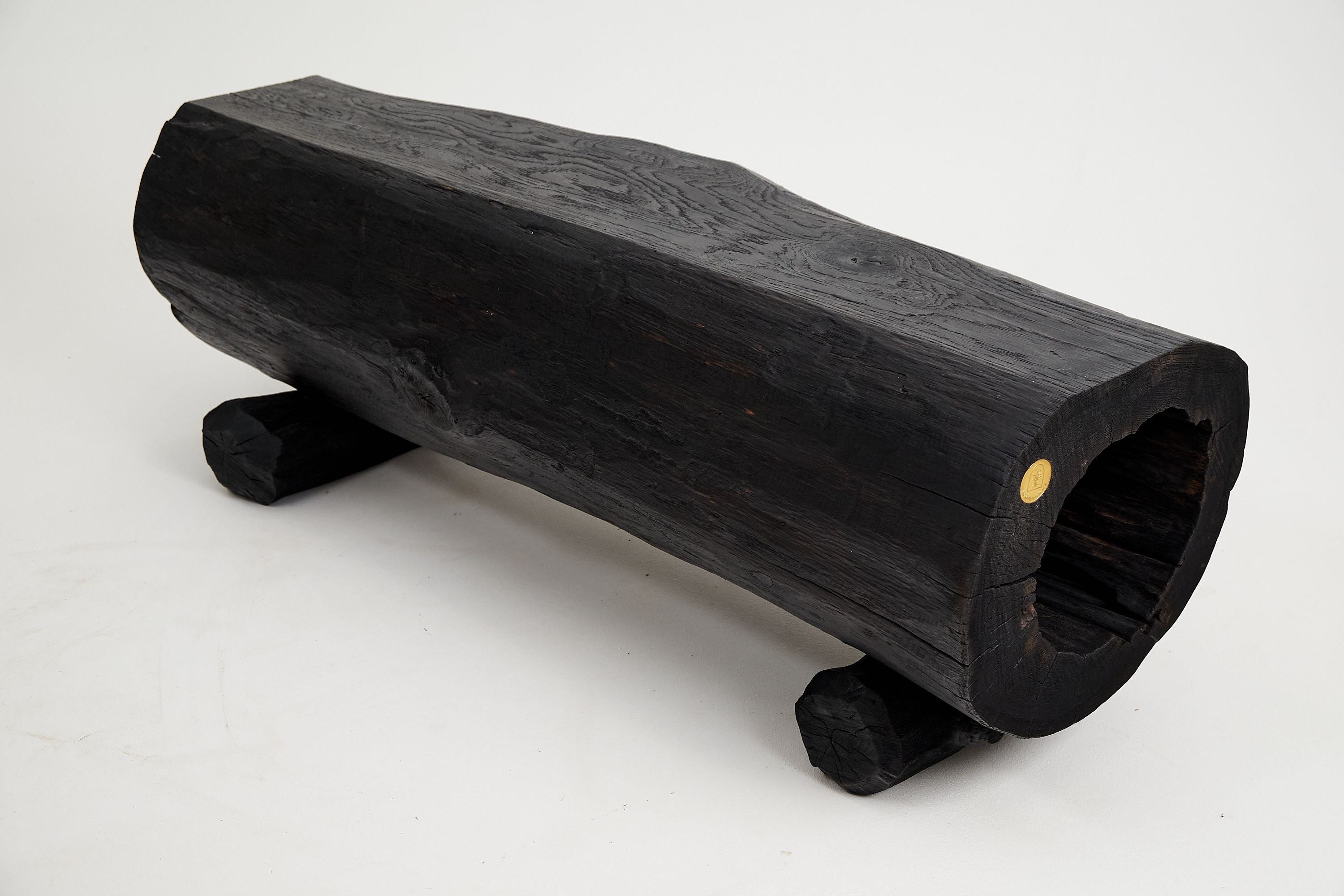 Jownik, Charred Hollow Log Bench â Primitive Form, Bold Presence - image 16