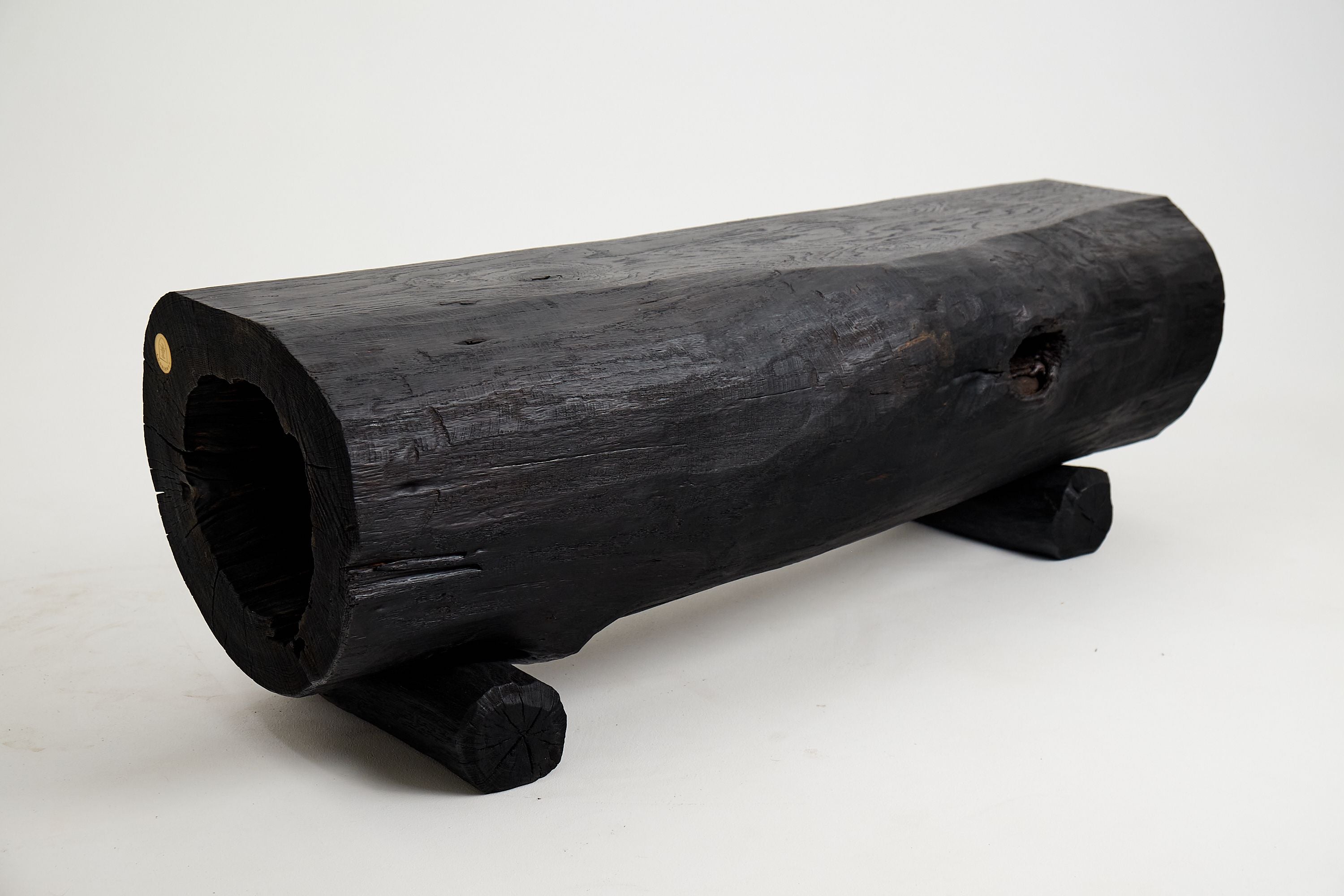 Jownik, Charred Hollow Log Bench â Primitive Form, Bold Presence - image 20
