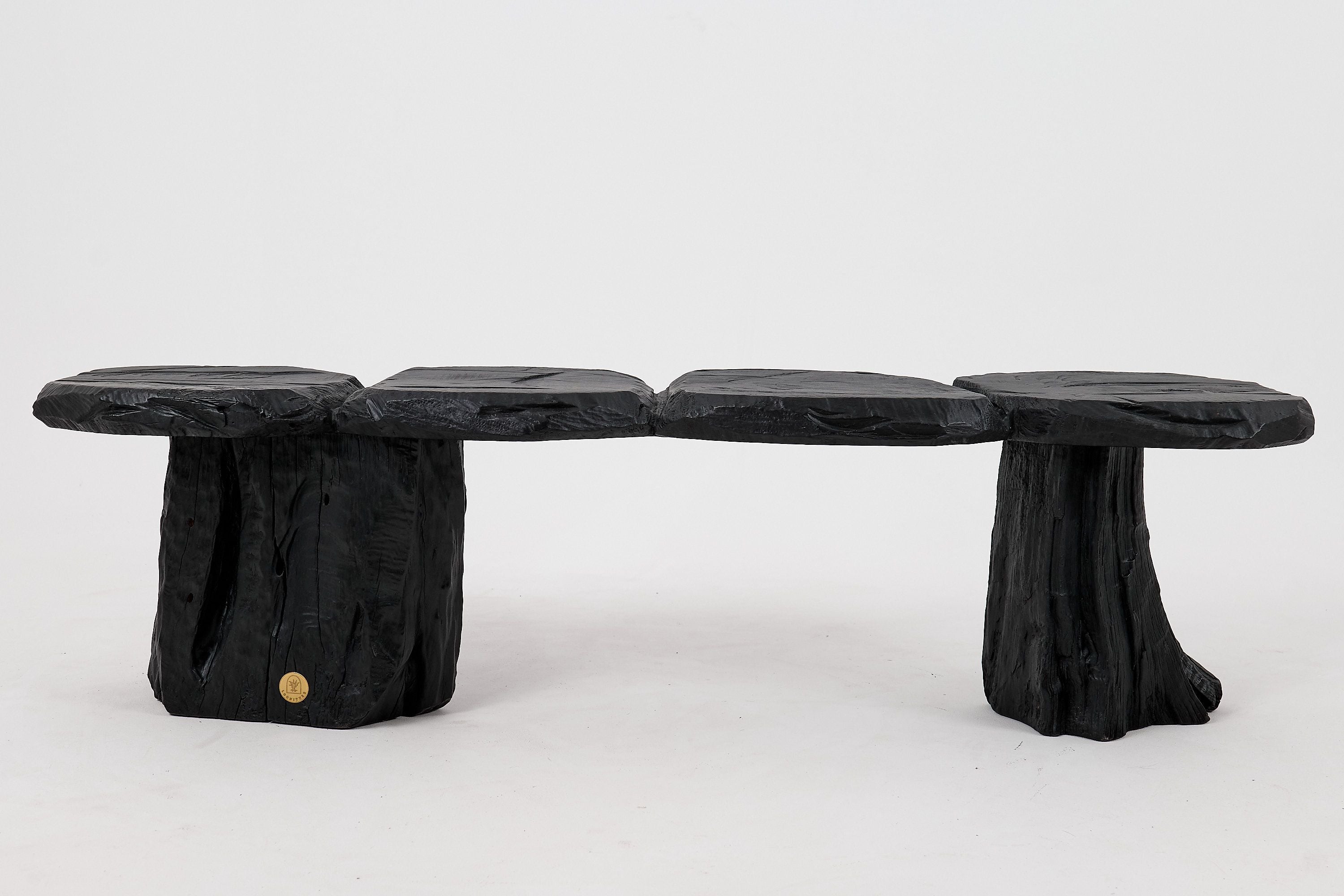 Jownik, Charred Wood Bench - Organic Character & Raw Elegance - image 2