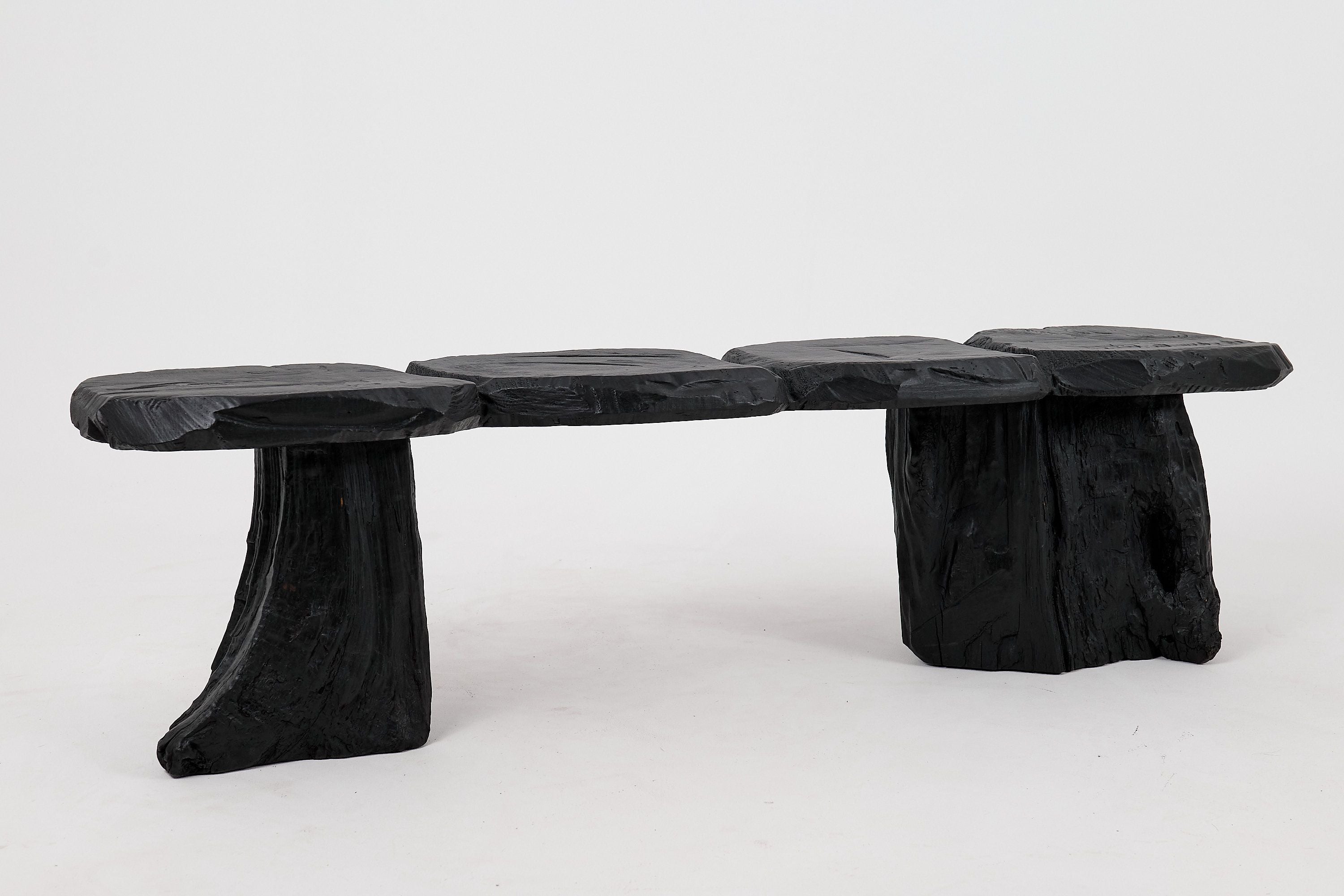 Jownik, Charred Wood Bench - Organic Character & Raw Elegance - image 10