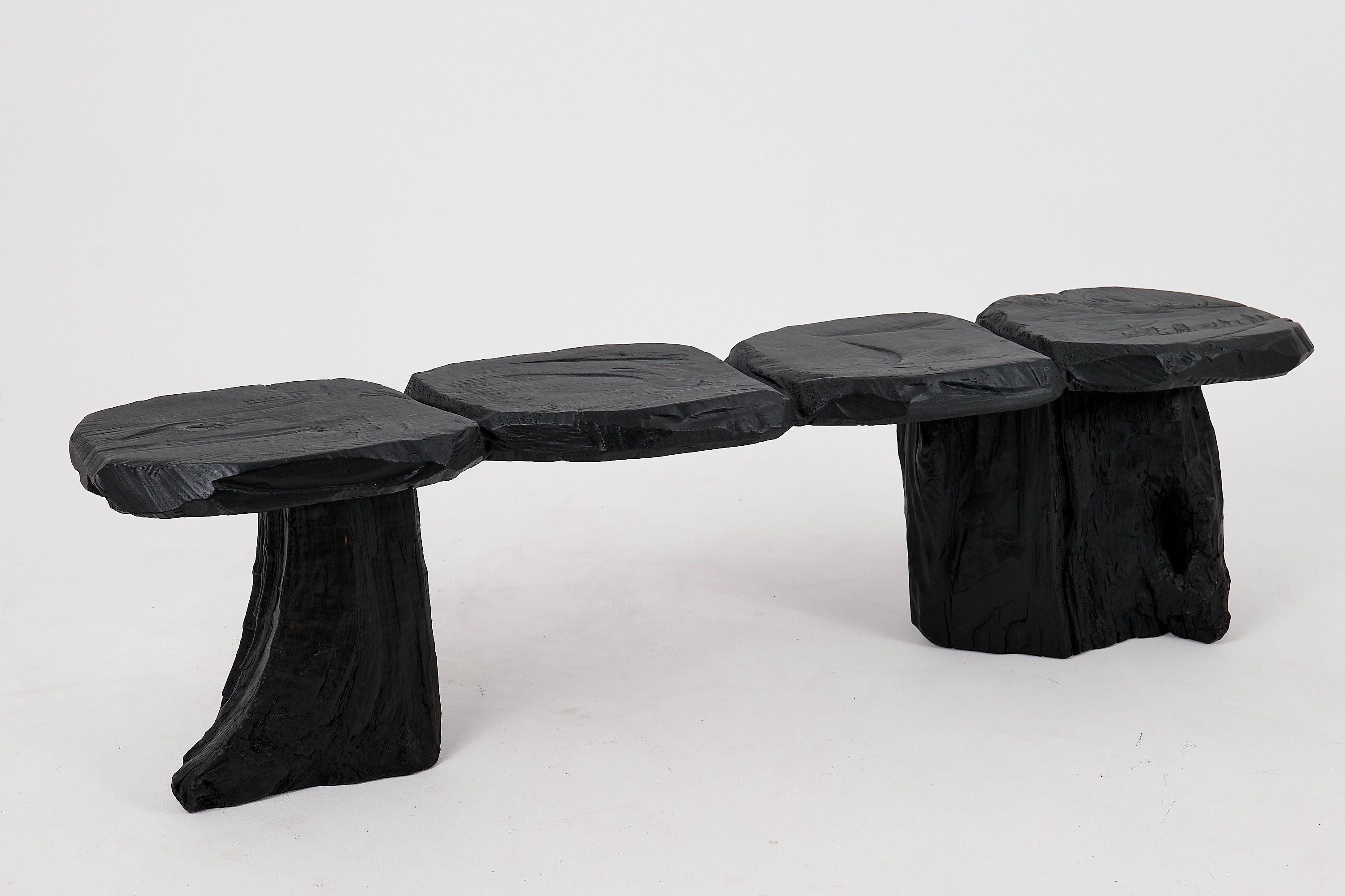 Jownik, Charred Wood Bench - Organic Character & Raw Elegance - image 11