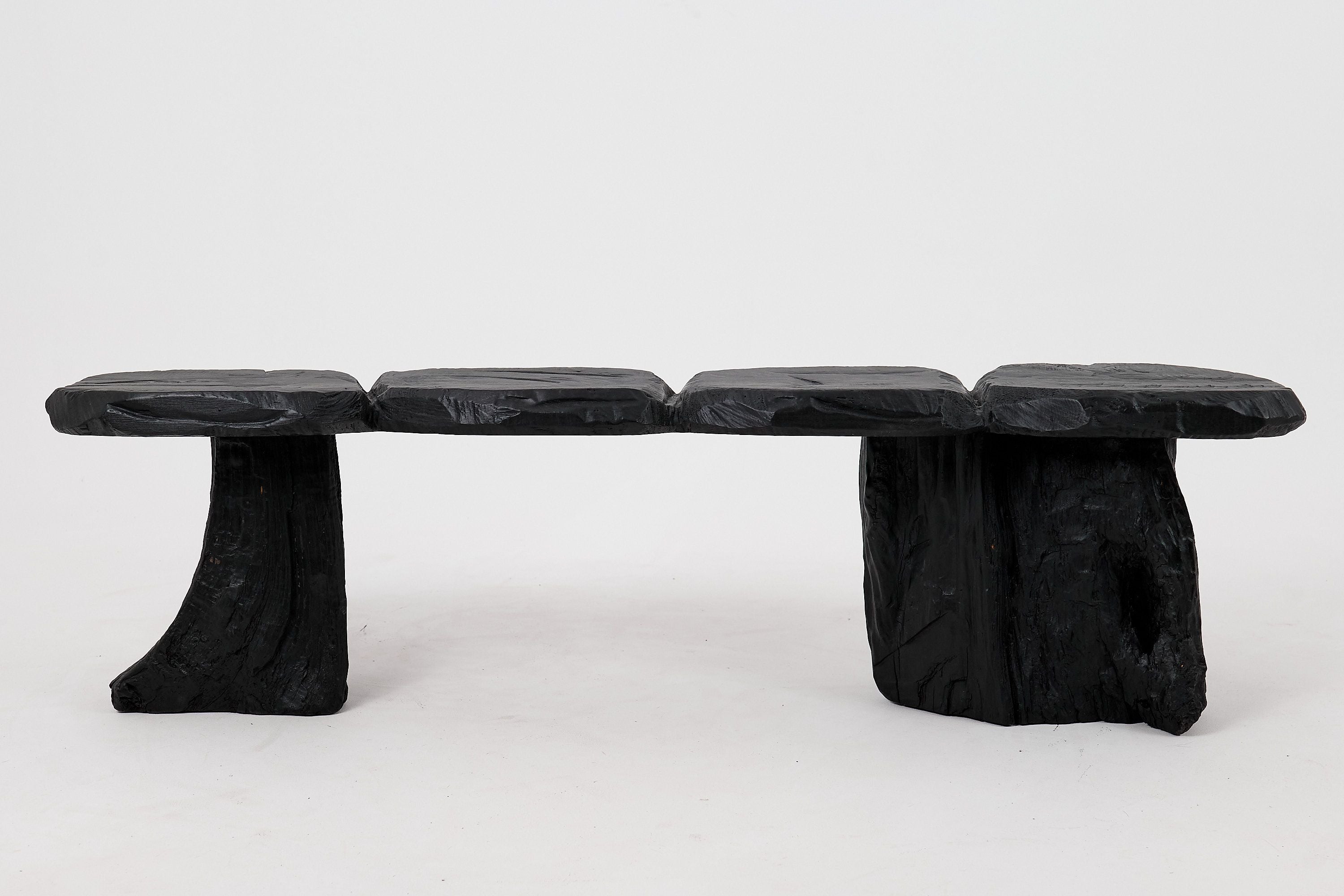 Jownik, Charred Wood Bench - Organic Character & Raw Elegance - image 12