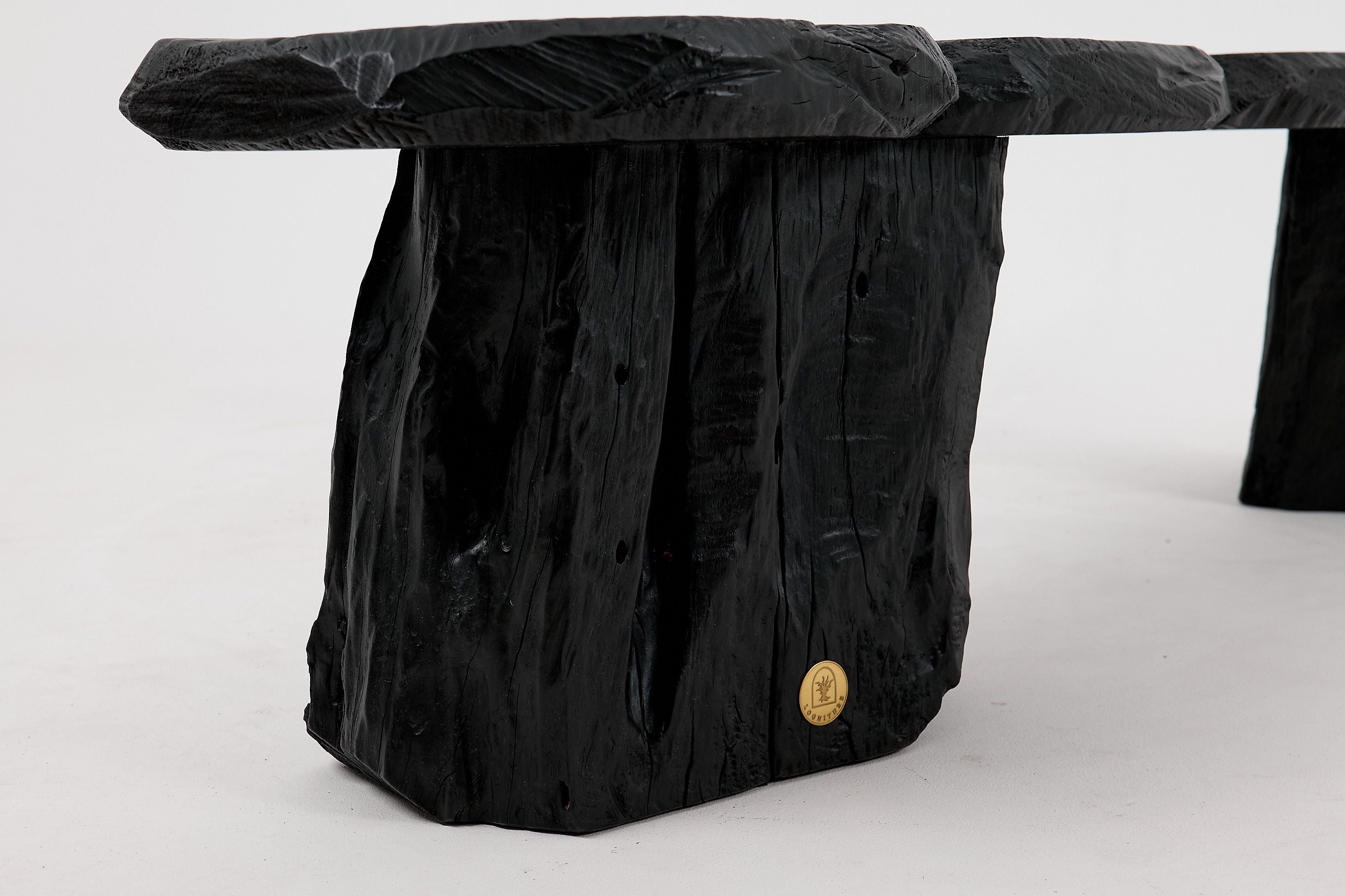 Jownik, Charred Wood Bench - Organic Character & Raw Elegance - image 17