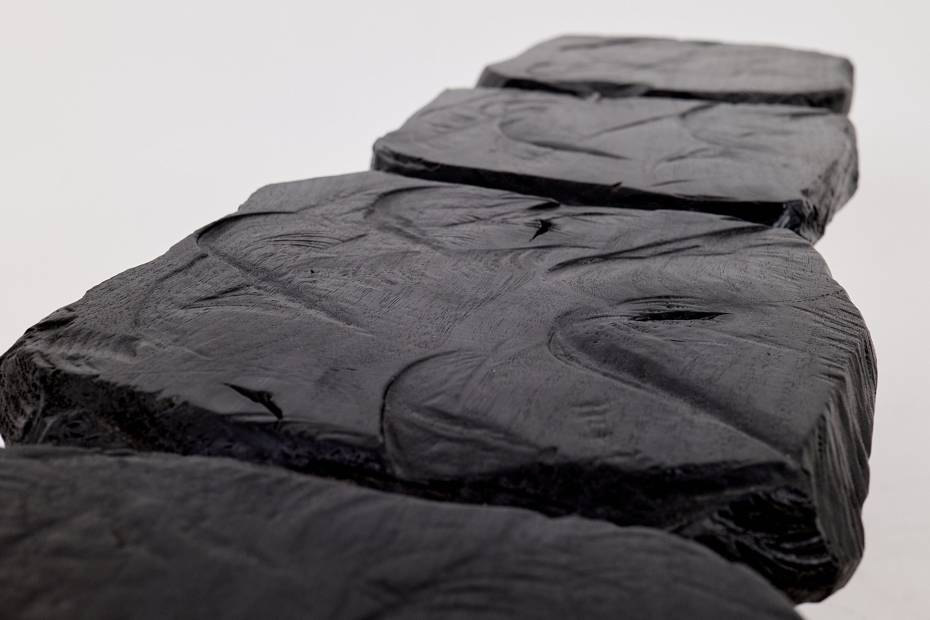 Jownik, Charred Wood Bench - Sculptural Form & Organic Flow - image 14