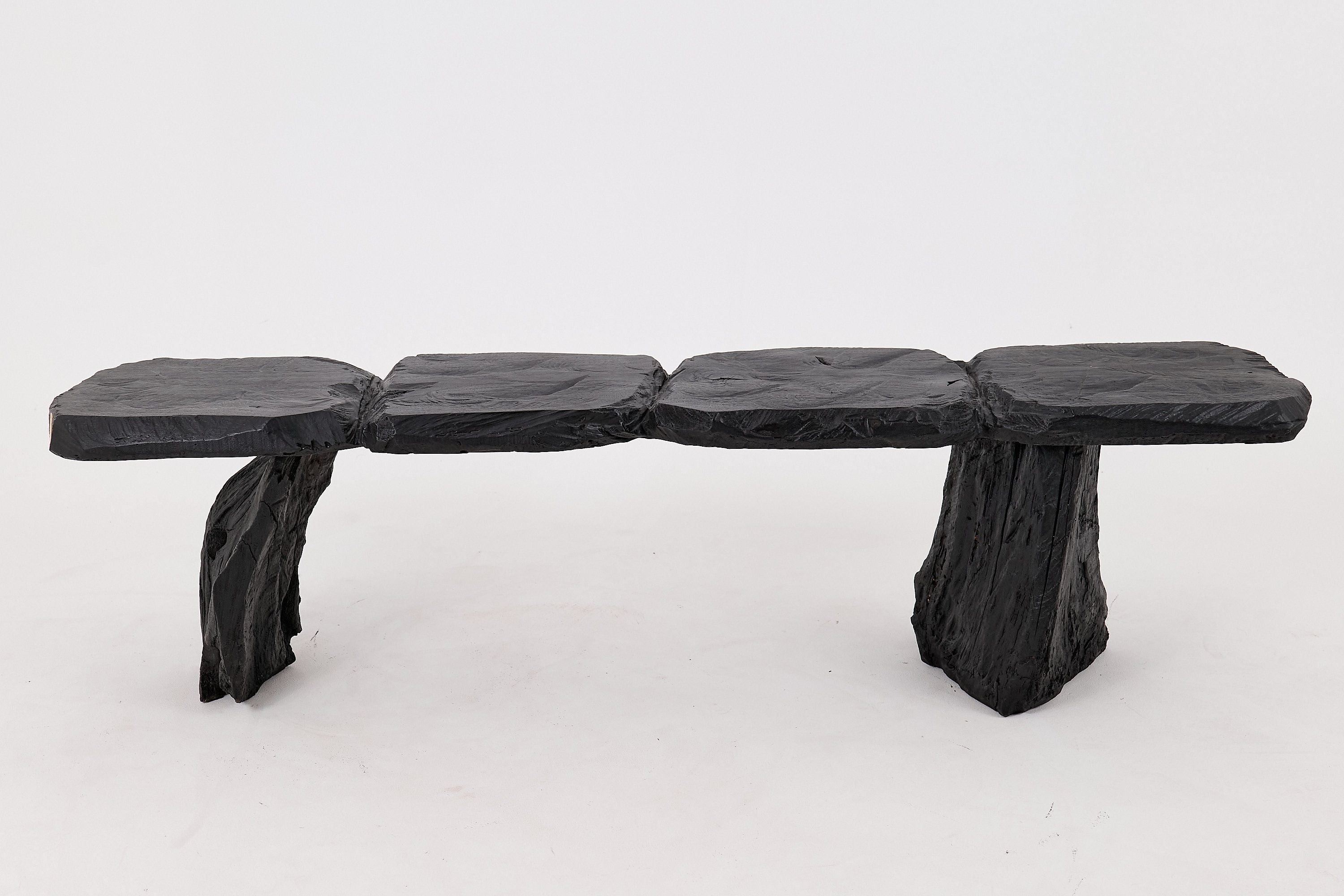 Jownik, Charred Wood Bench - Sculptural Form & Organic Flow - image 10