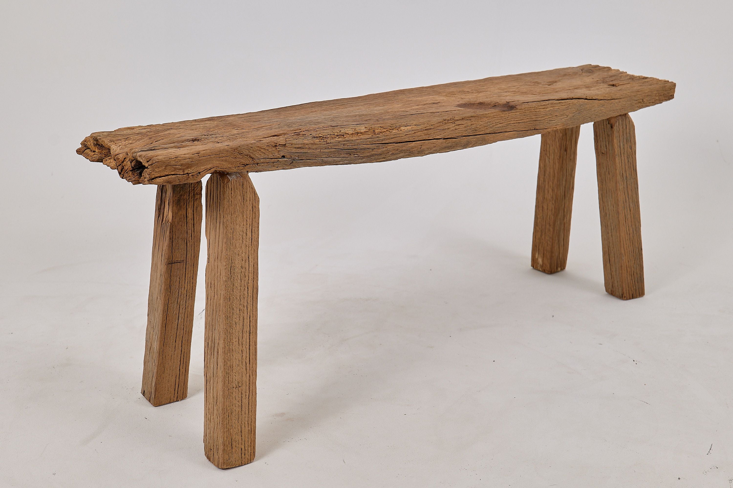 Reclaimed Oak Bench/Console - image 8