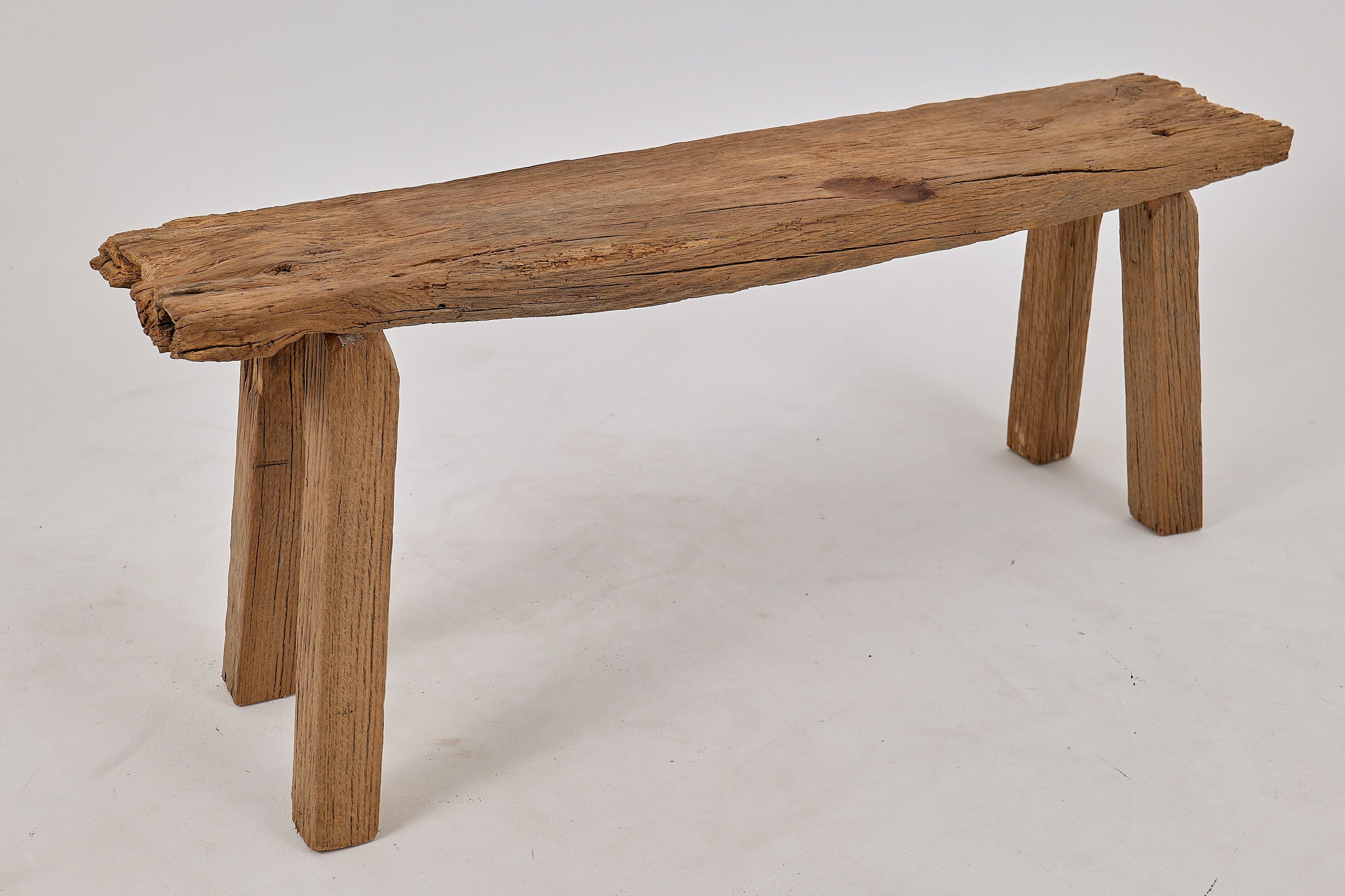 Reclaimed Oak Bench/Console - image 9
