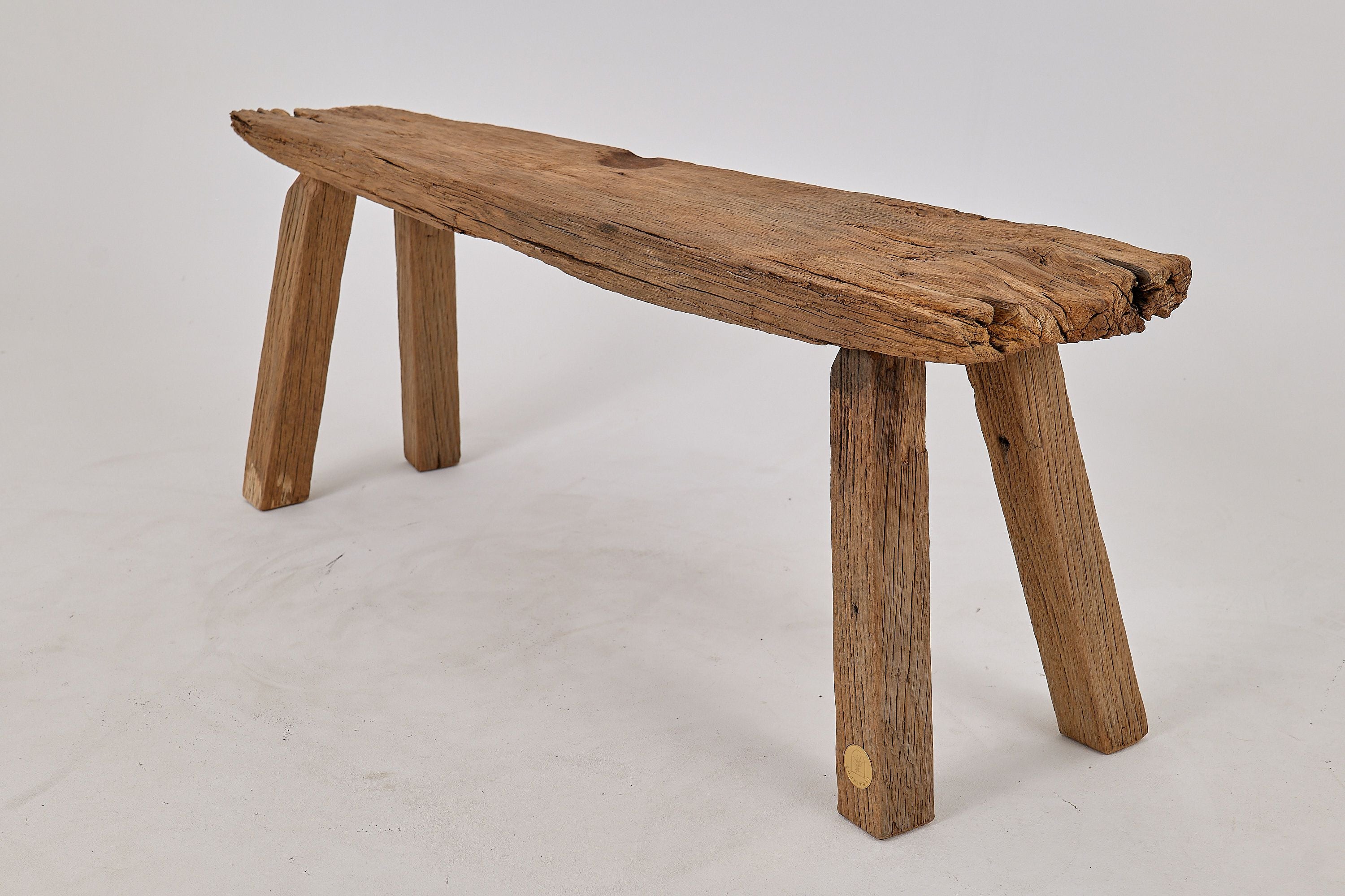 Reclaimed Oak Bench/Console - image 5