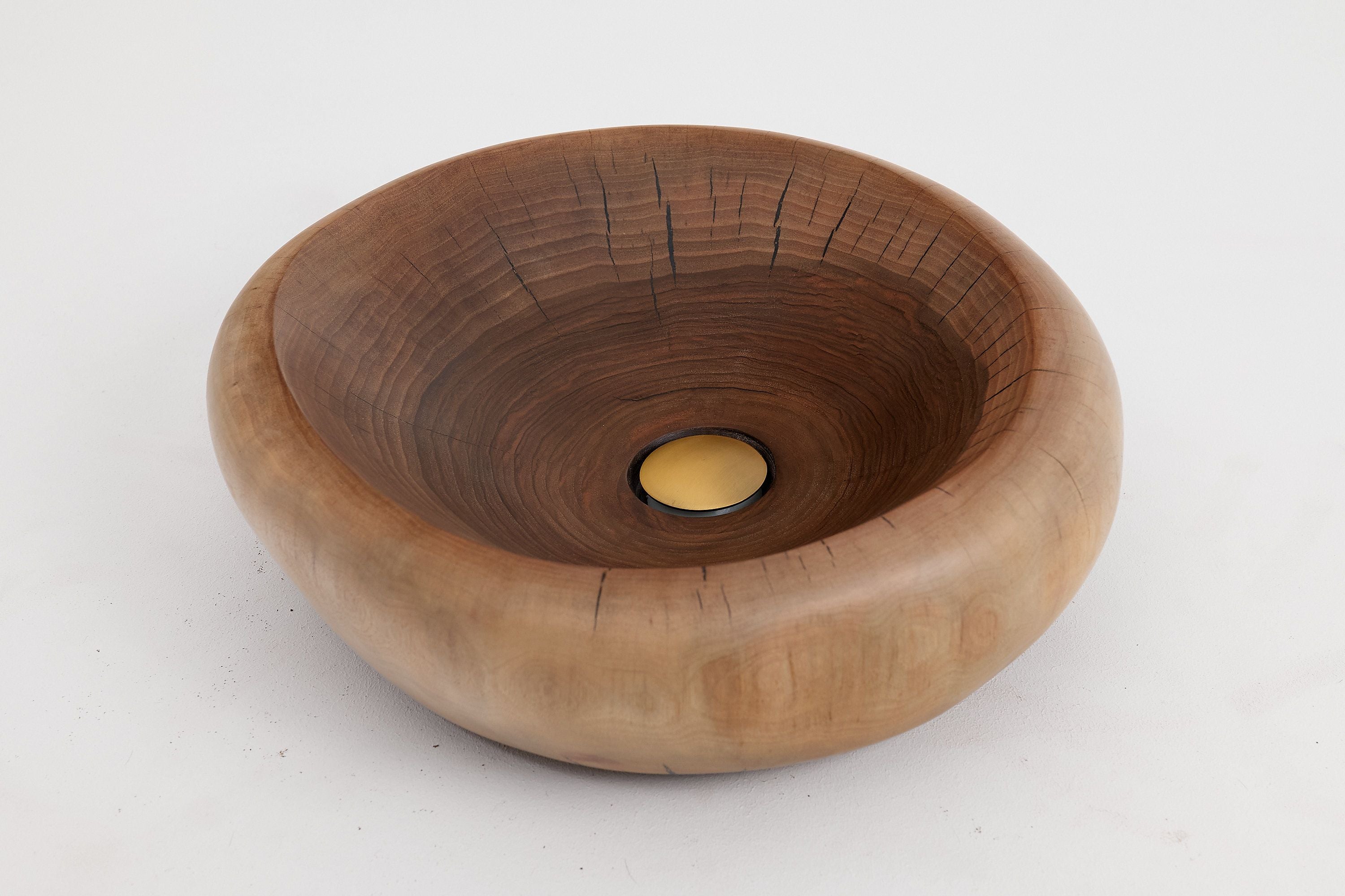Banik, Organic Sculpted Wood Sink - Carved From Solid Wood - image 10
