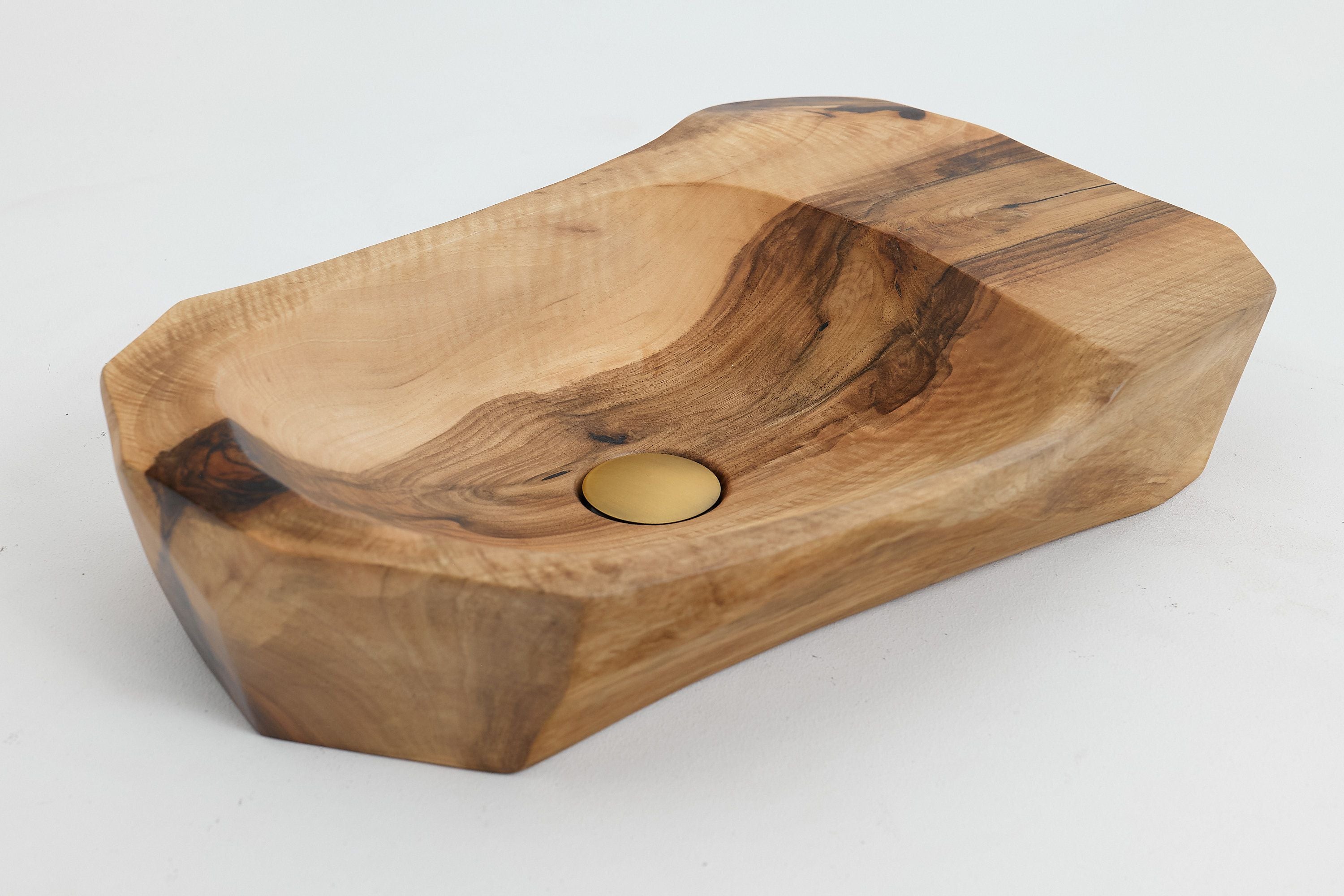 Banik, Organic Sculpted Wood Sink - Carved From Solid Wood - image 8