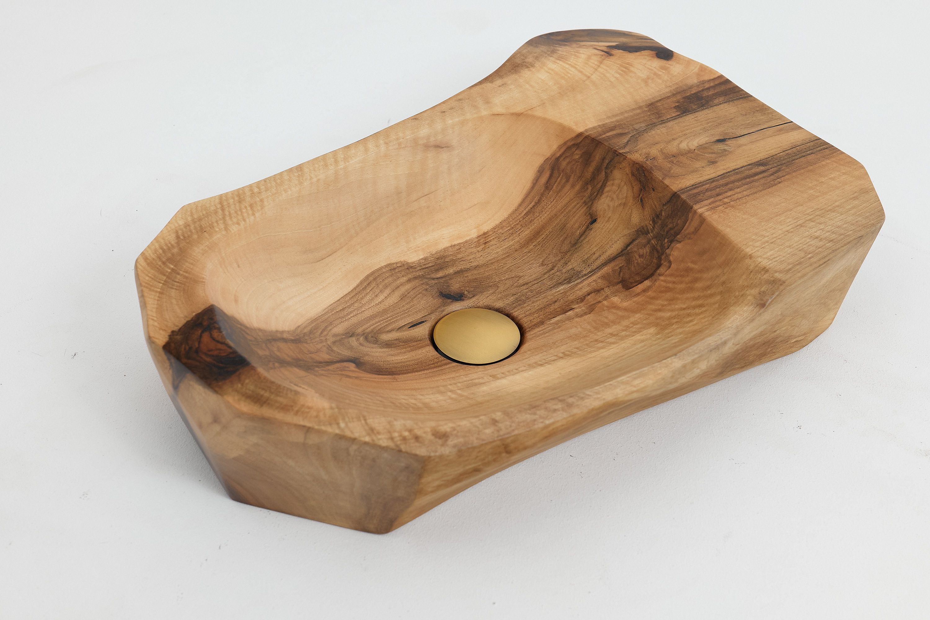 Banik, Organic Sculpted Wood Sink - Carved From Solid Wood - image 9