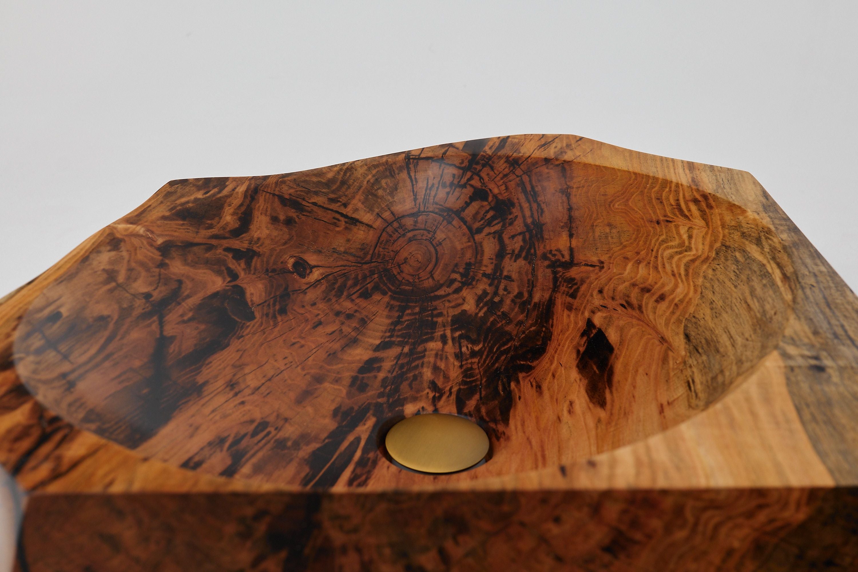 Banik, Organic Sculpted Wood Sink - Carved From Solid Wood - image 11