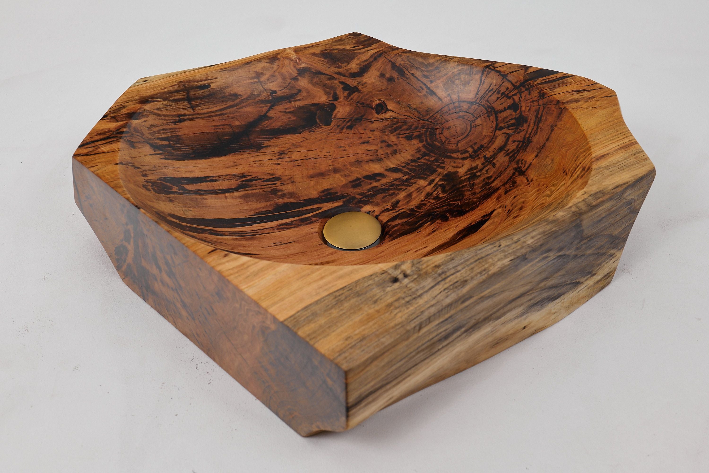 Banik, Organic Sculpted Wood Sink - Carved From Solid Wood - image 14