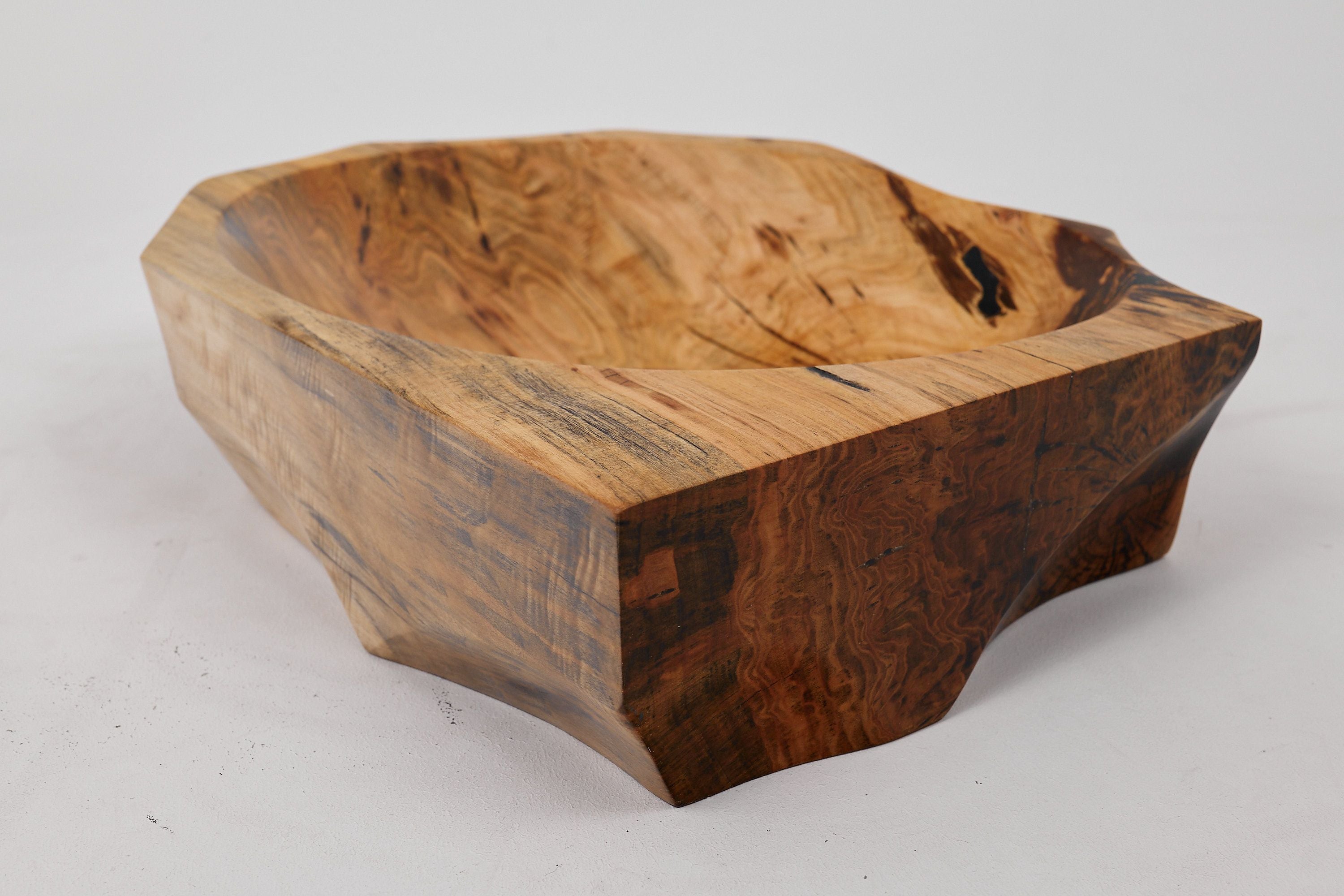 Banik, Organic Sculpted Wood Sink - Carved From Solid Wood - image 13