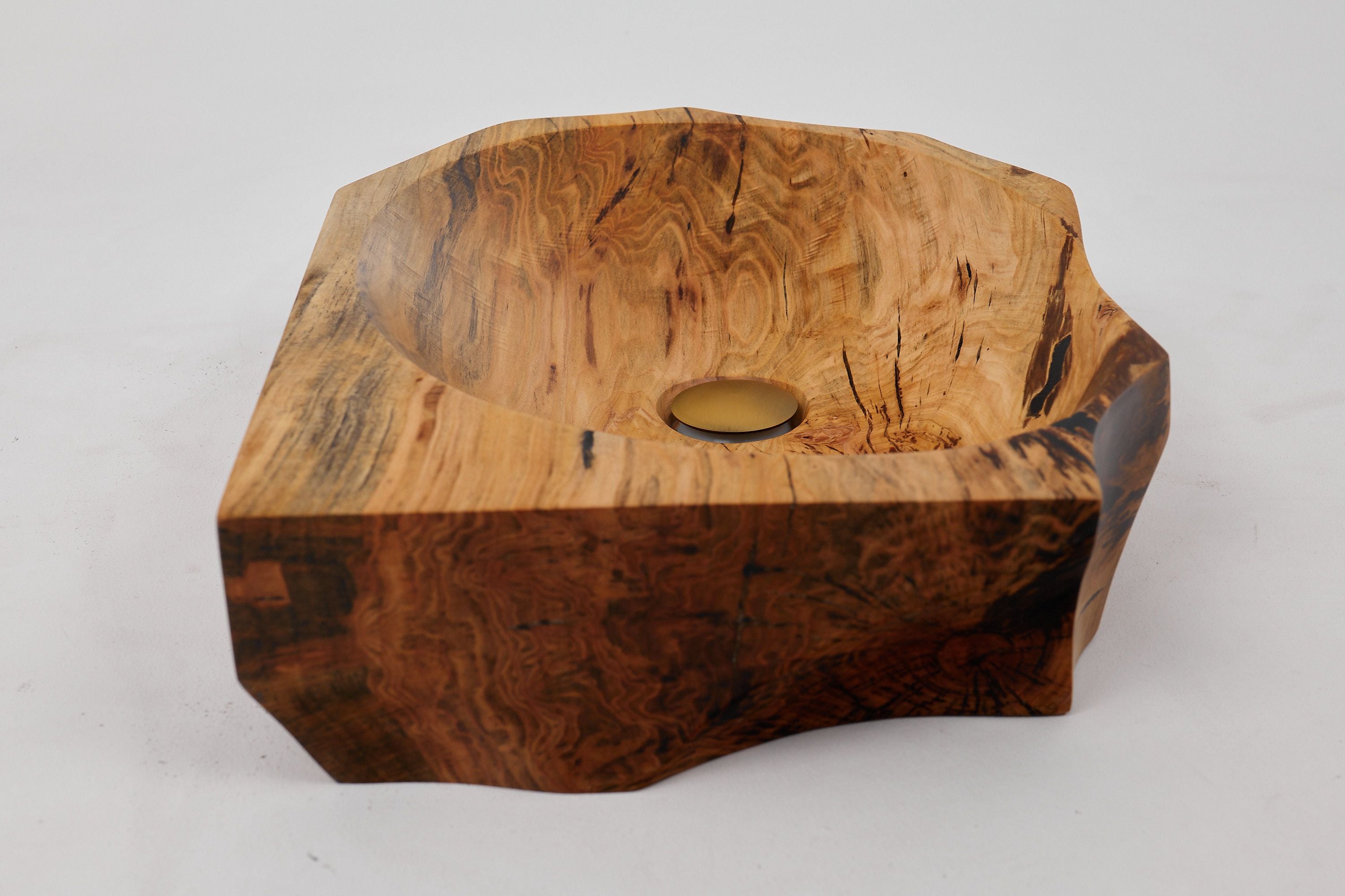 Banik, Organic Sculpted Wood Sink - Carved From Solid Wood - image 15