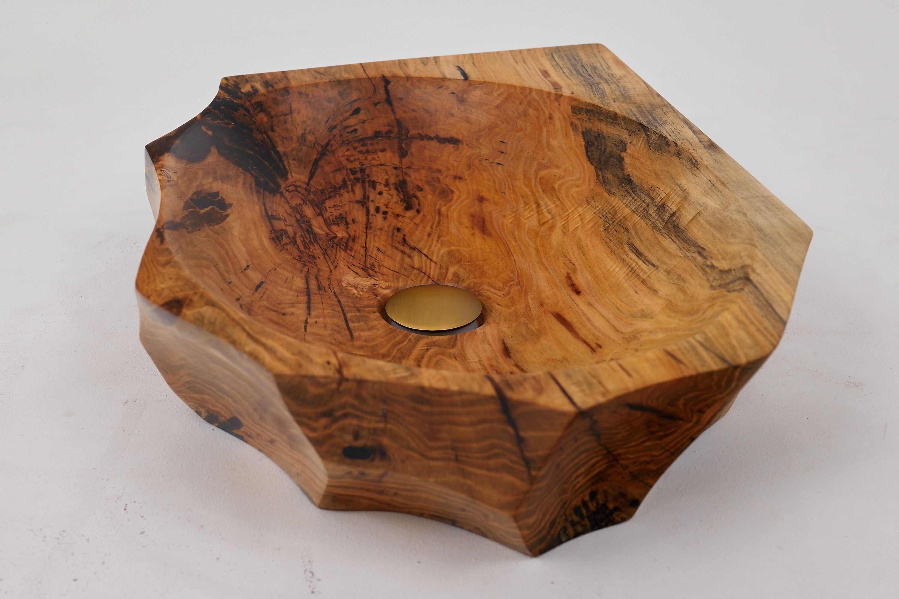 Banik, Organic Sculpted Wood Sink - Carved From Solid Wood - image 9