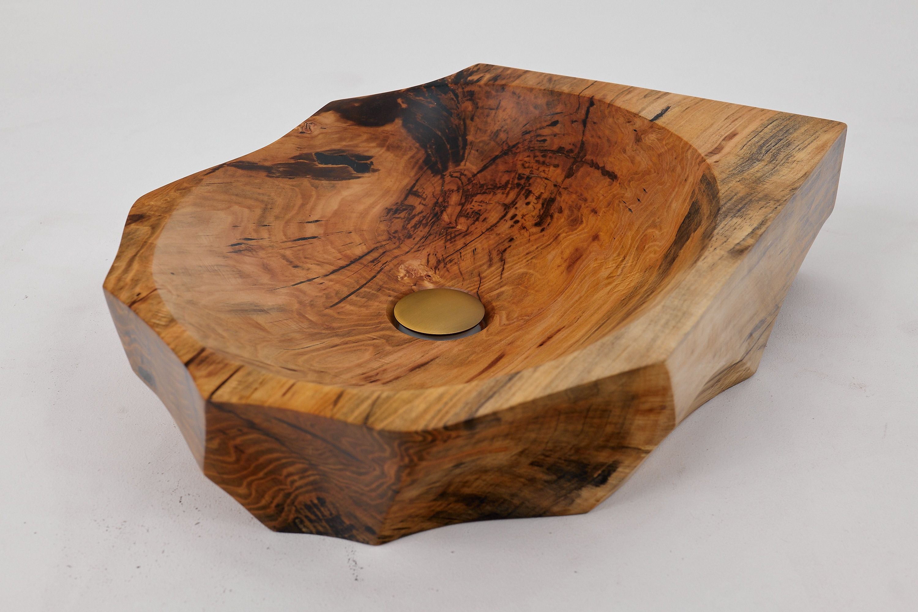 Banik, Organic Sculpted Wood Sink - Carved From Solid Wood - image 10