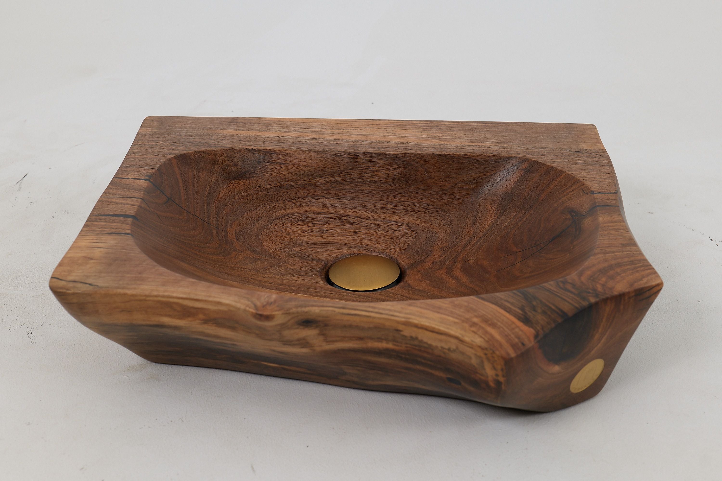 Banik, Organic Sculpted Wood Sink - Carved From Solid Wood - image 2