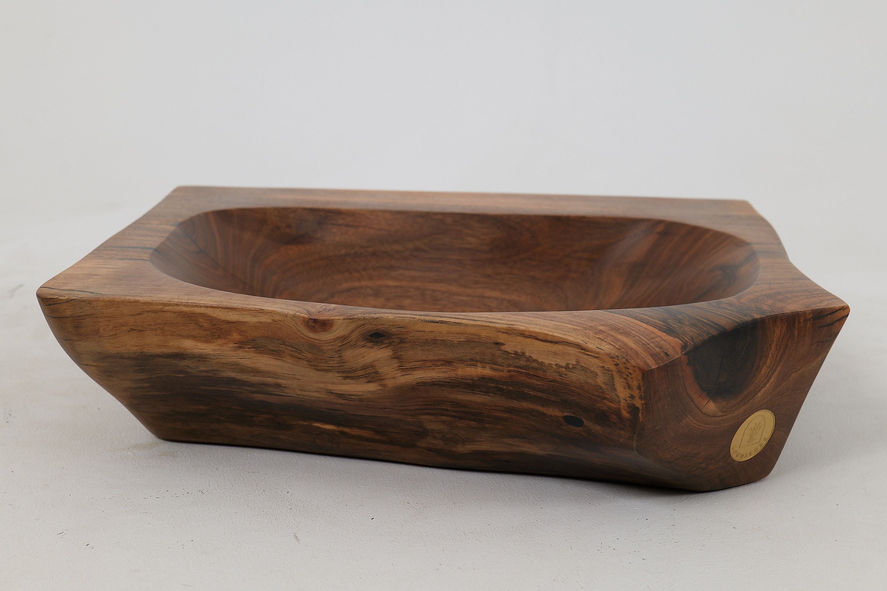 Banik, Organic Sculpted Wood Sink - Carved From Solid Wood - image 3