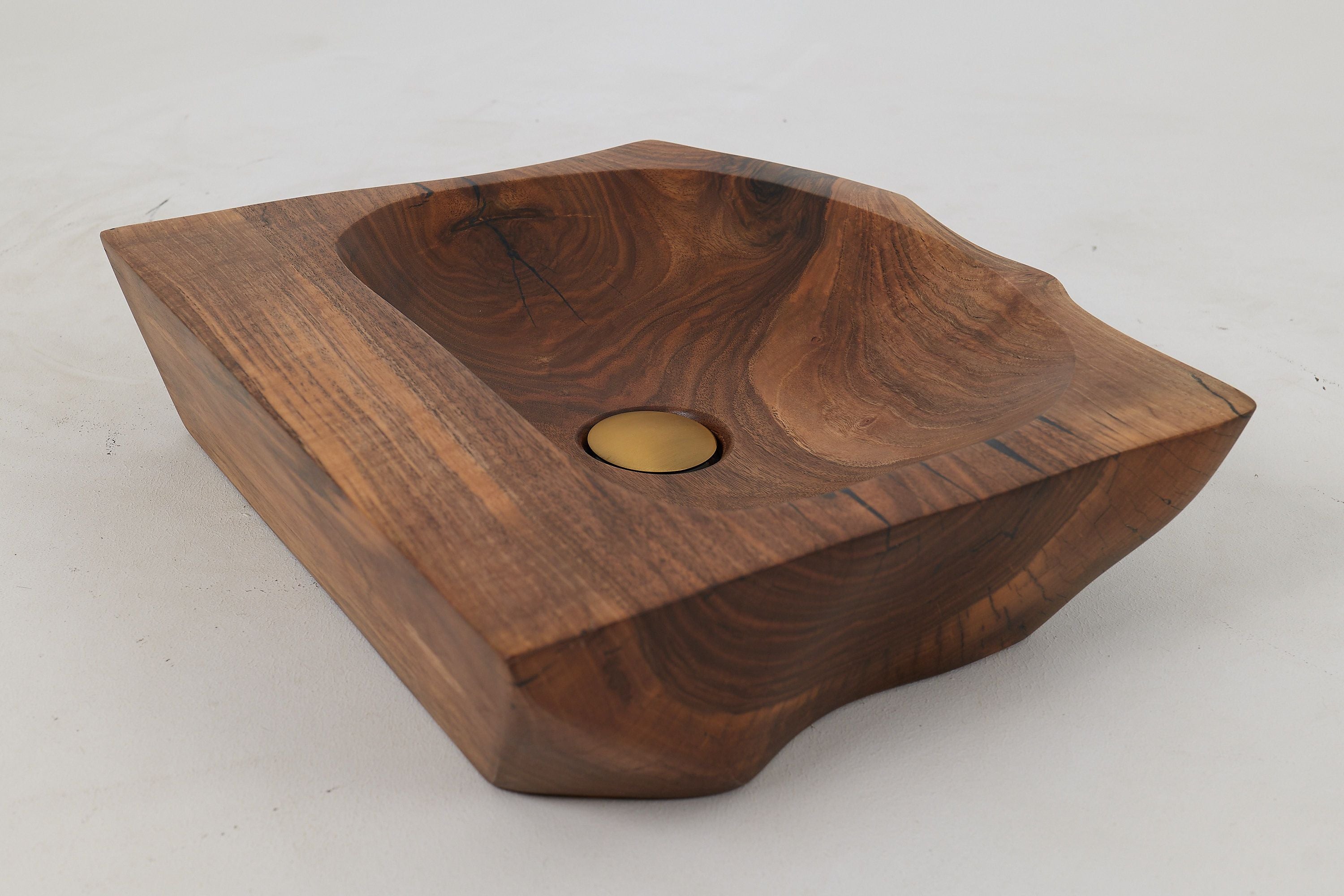Banik, Organic Sculpted Wood Sink - Carved From Solid Wood - image 10
