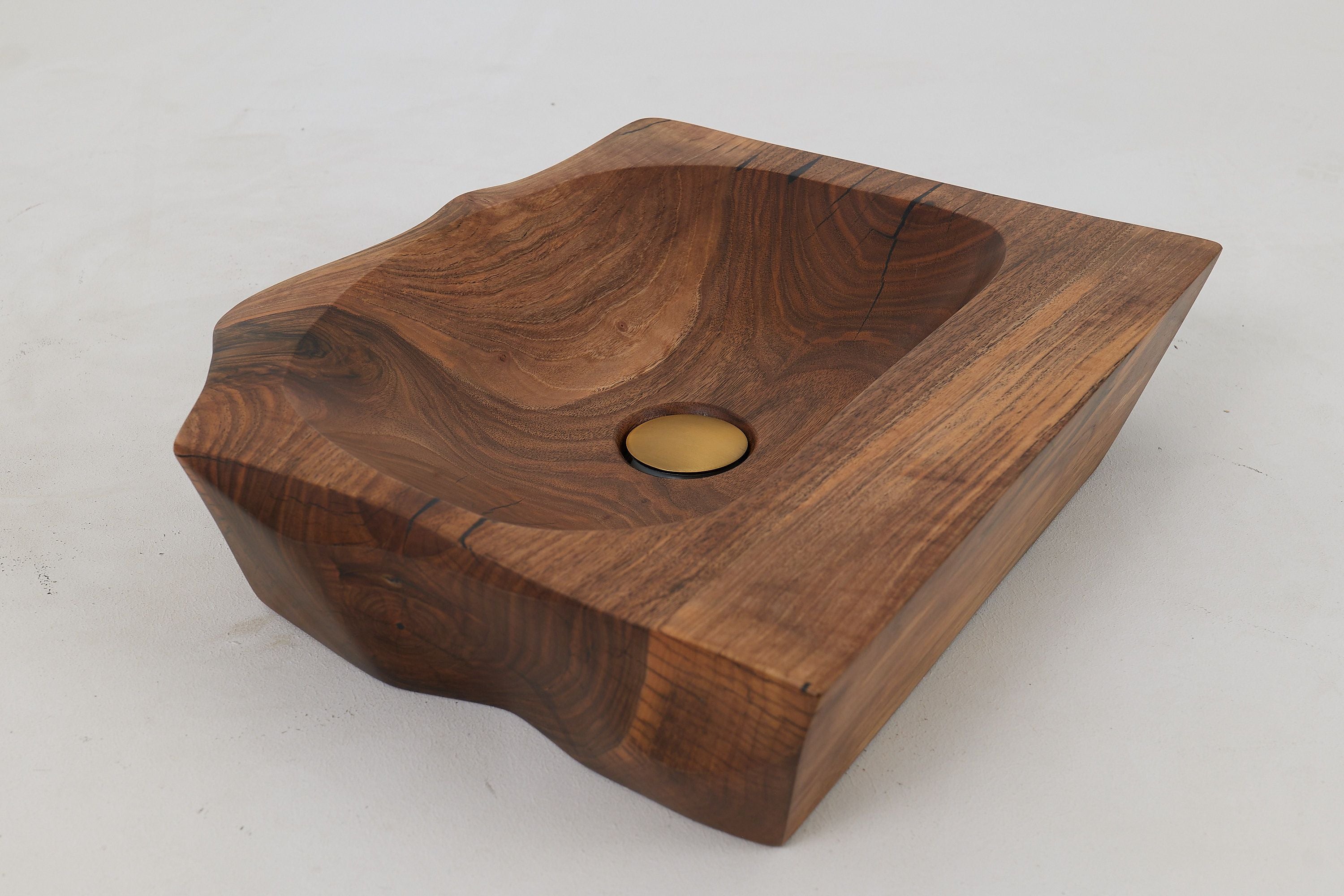 Banik, Organic Sculpted Wood Sink - Carved From Solid Wood - image 7