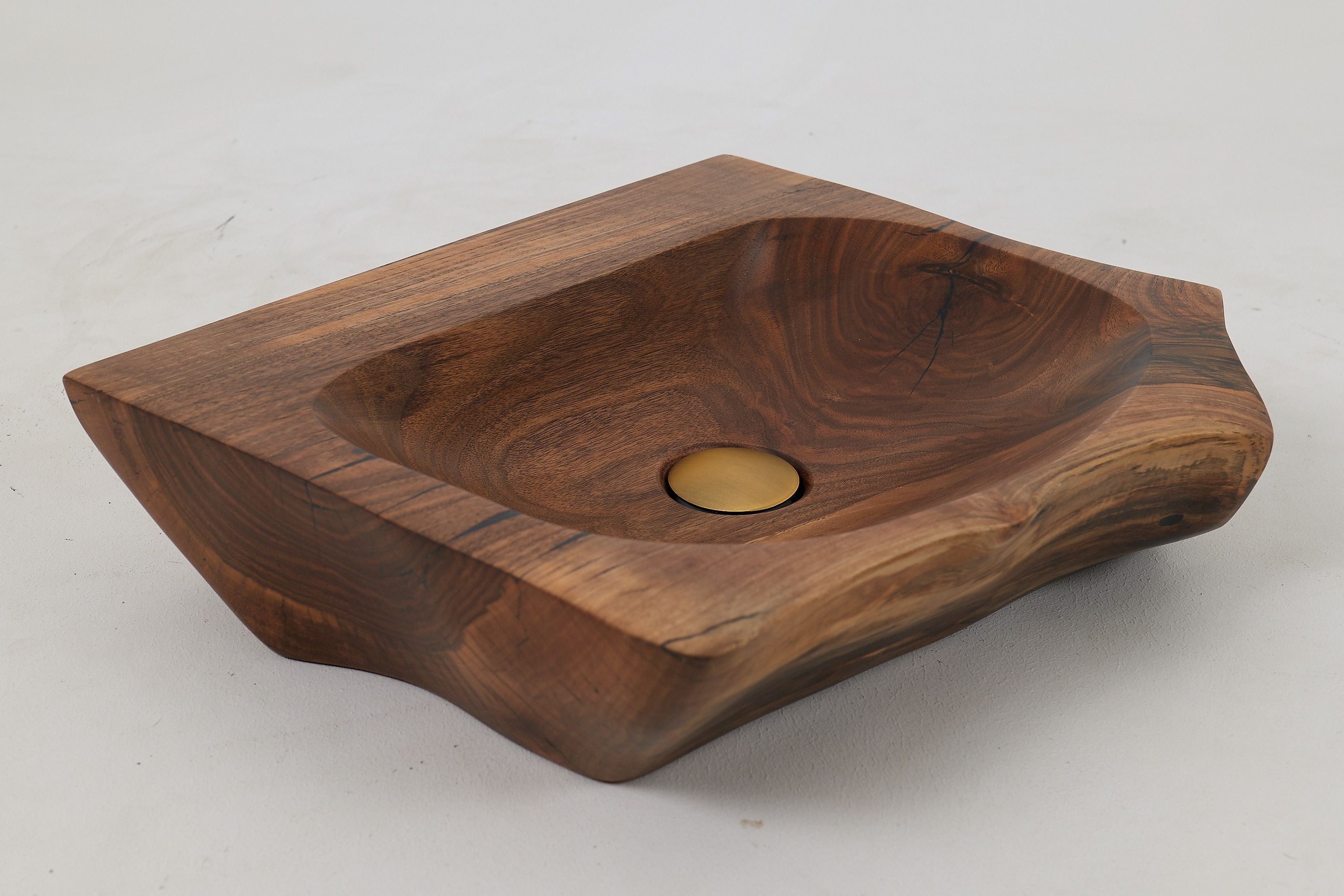 Banik, Organic Sculpted Wood Sink - Carved From Solid Wood - image 11