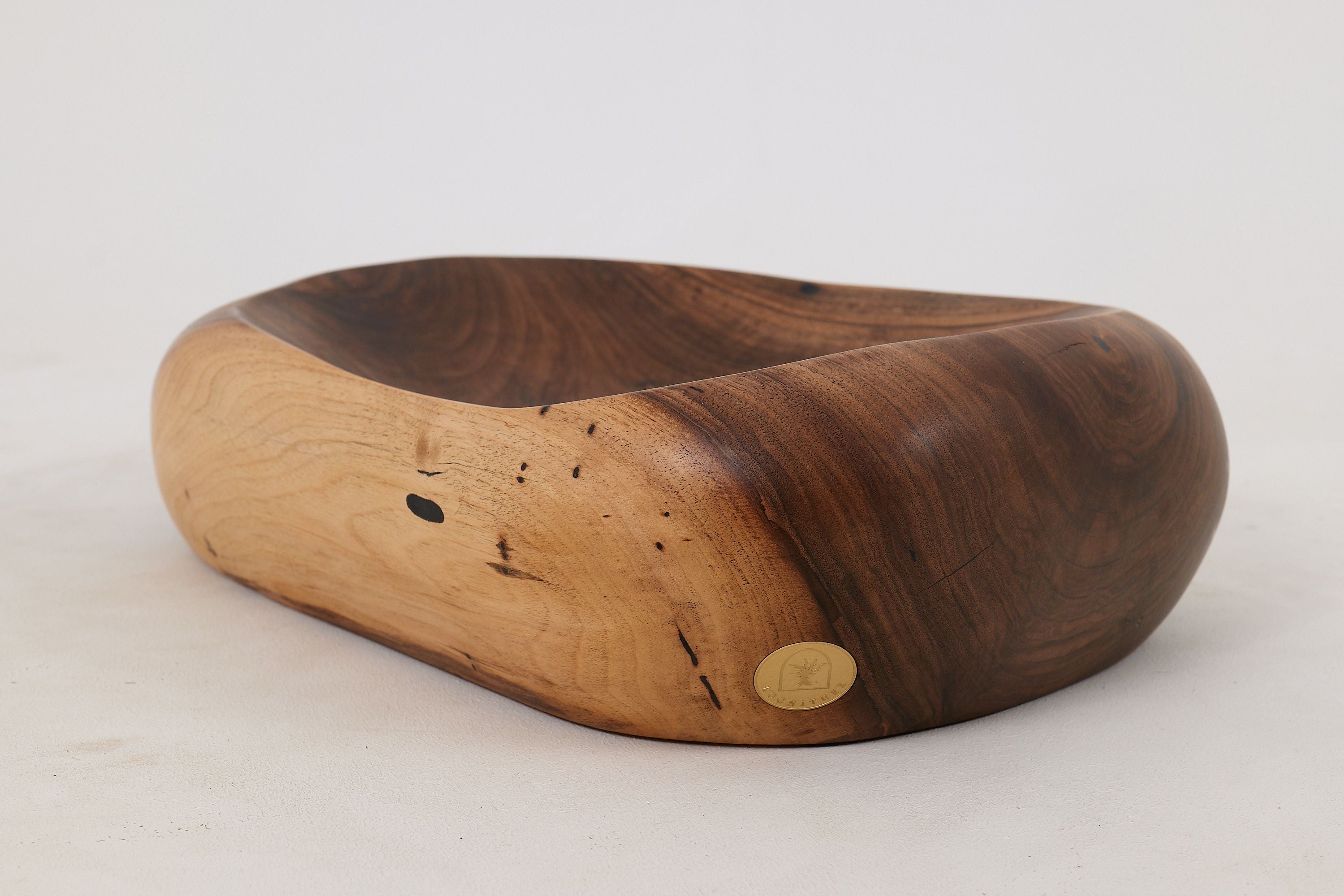 Banik, Organic Sculpted Wood Sink - Carved From Solid Wood - image 5