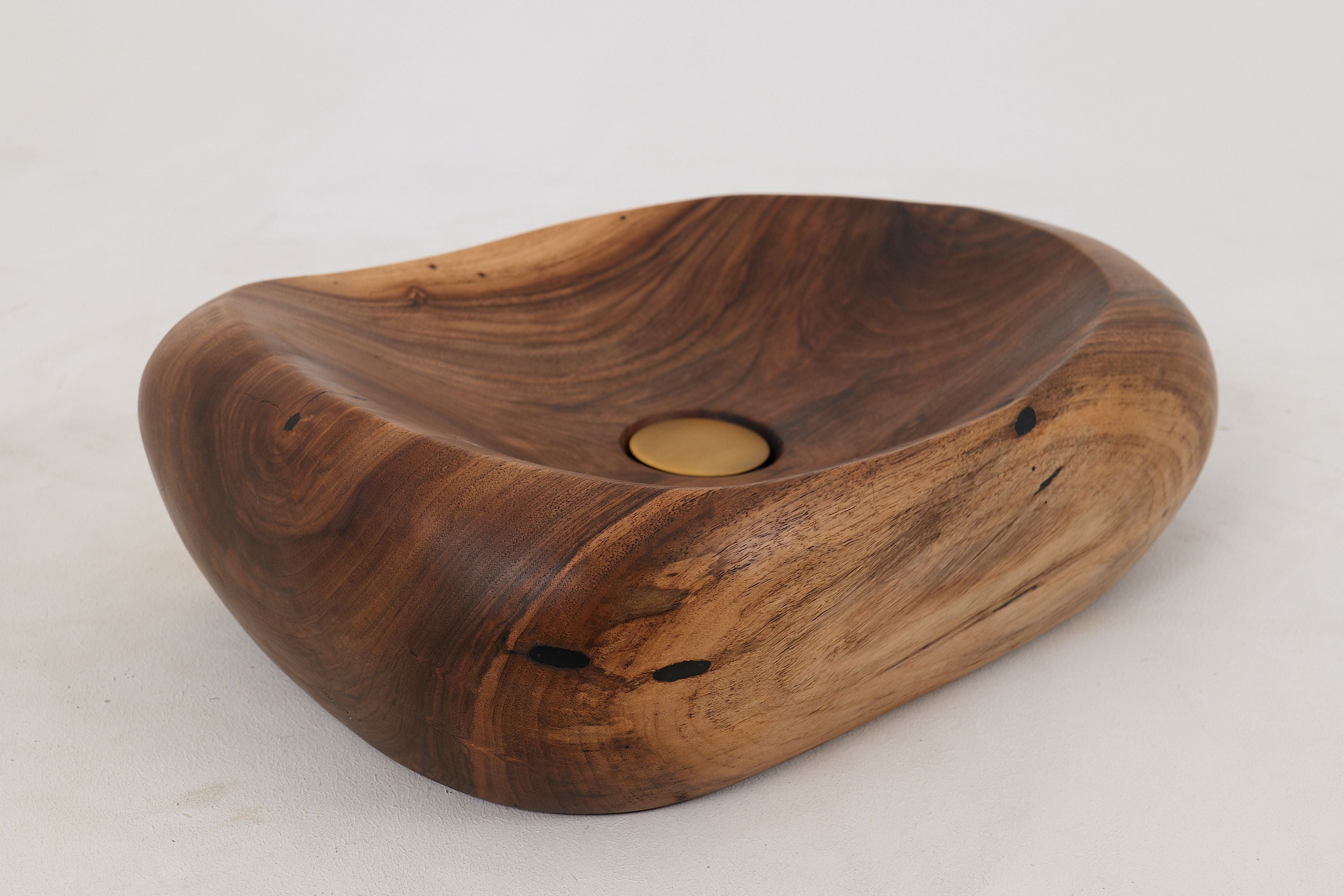 Banik, Organic Sculpted Wood Sink - Carved From Solid Wood - image 9