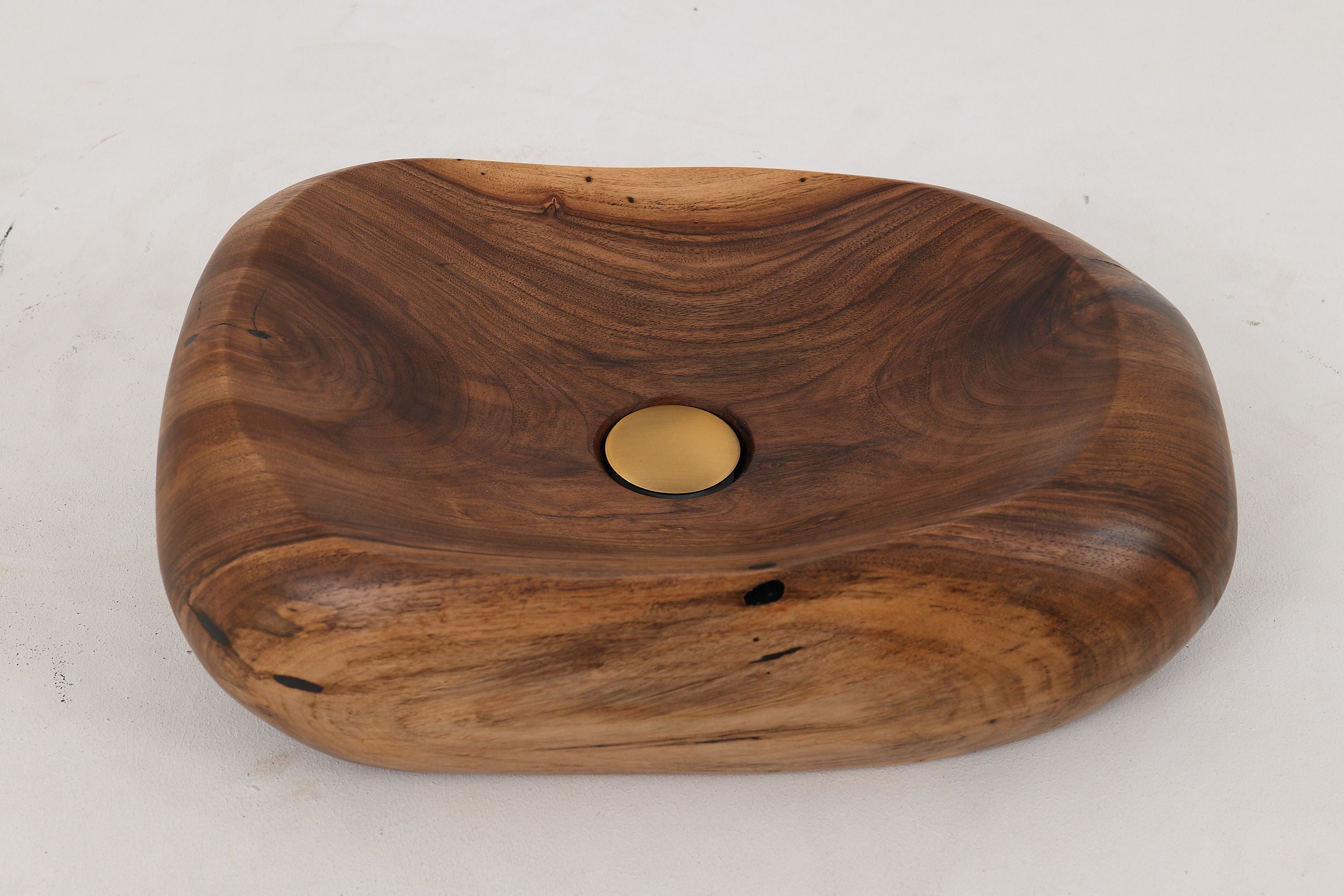 Banik, Organic Sculpted Wood Sink - Carved From Solid Wood - image 12