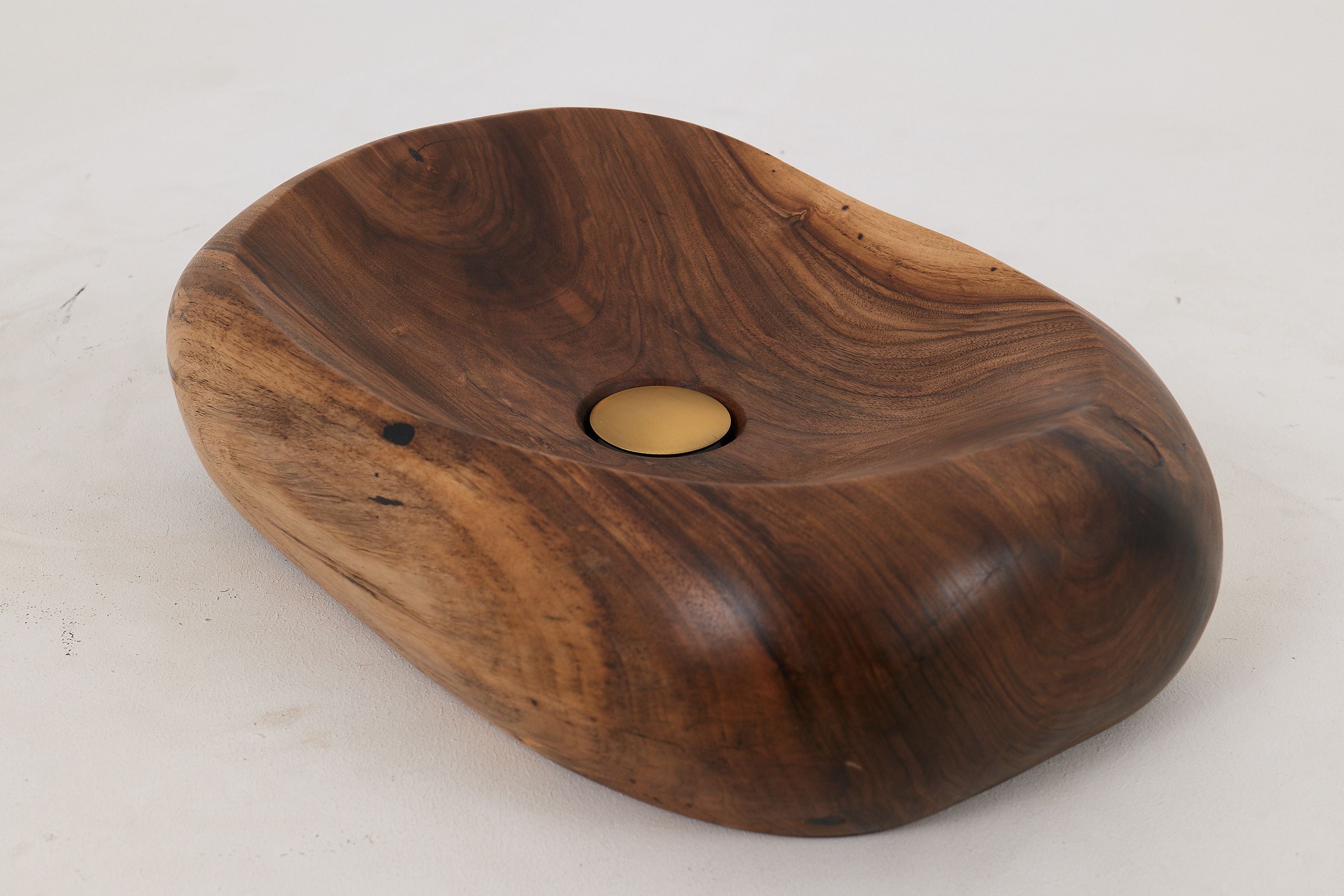 Banik, Organic Sculpted Wood Sink - Carved From Solid Wood - image 15