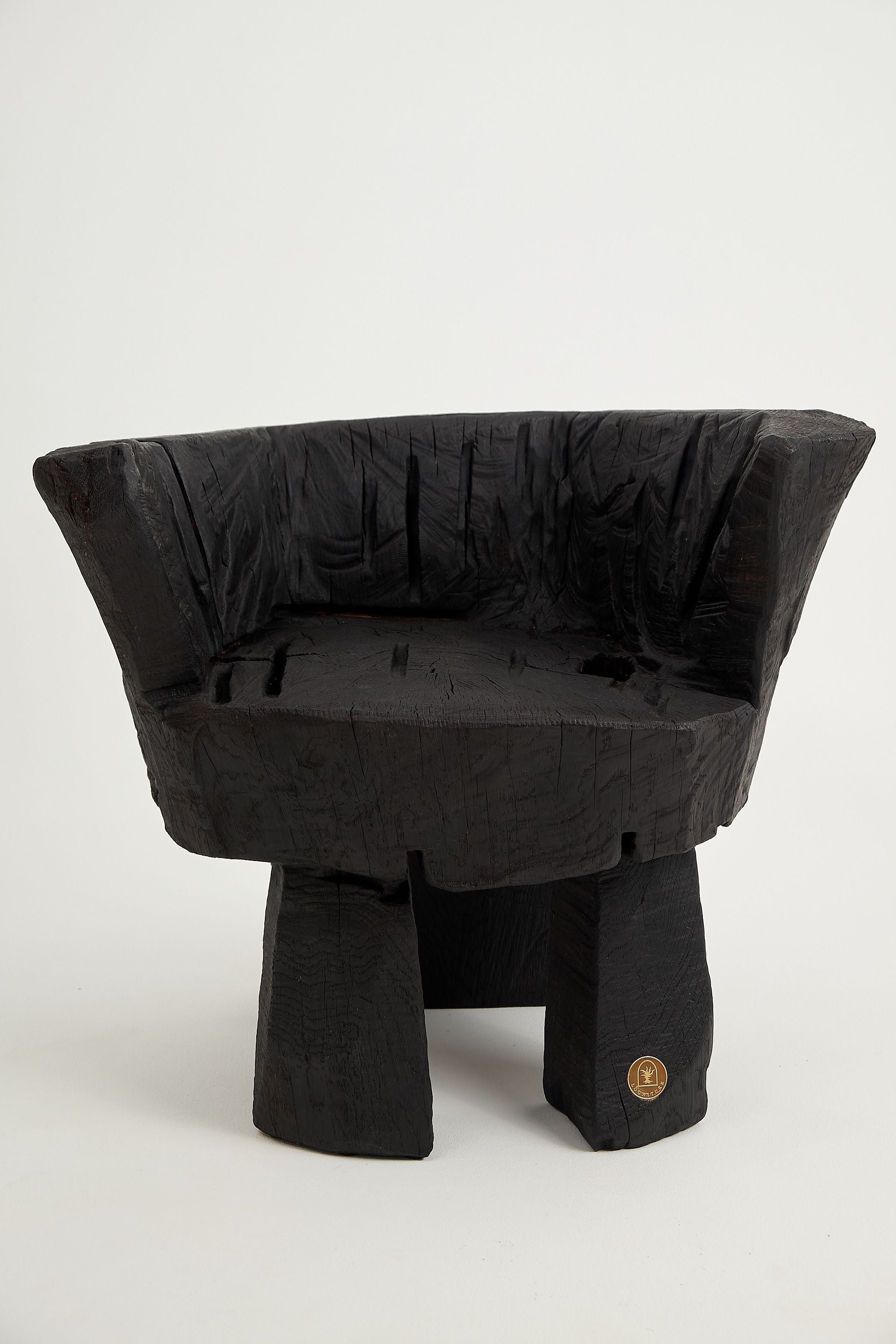 Jownik, Charred Sculptural Armchair â Primitive Form - image 2