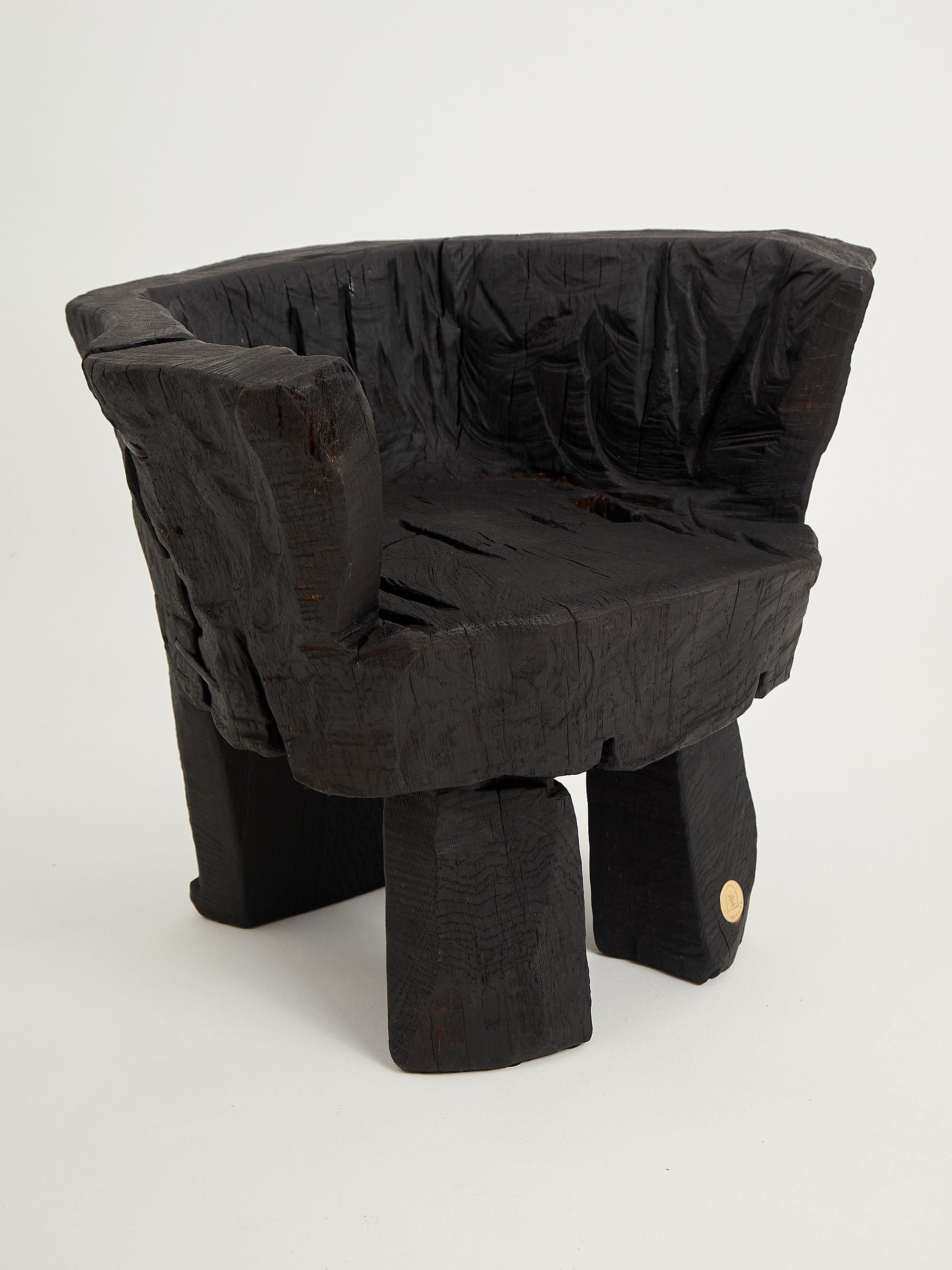 Jownik, Charred Sculptural Armchair â Primitive Form - image 18