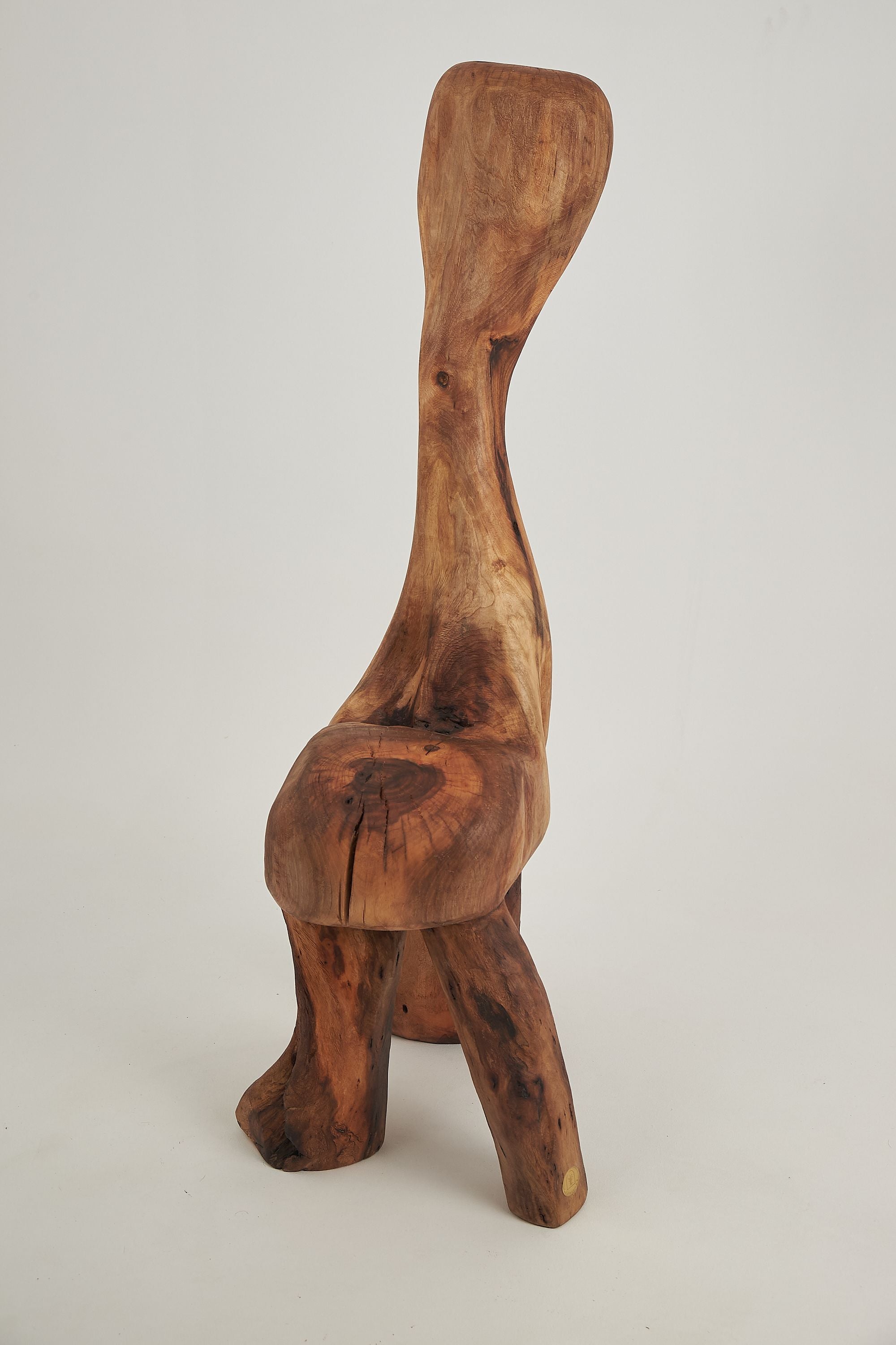 Leszy, Chainsaw-Carved Sculptural Chair - image 2