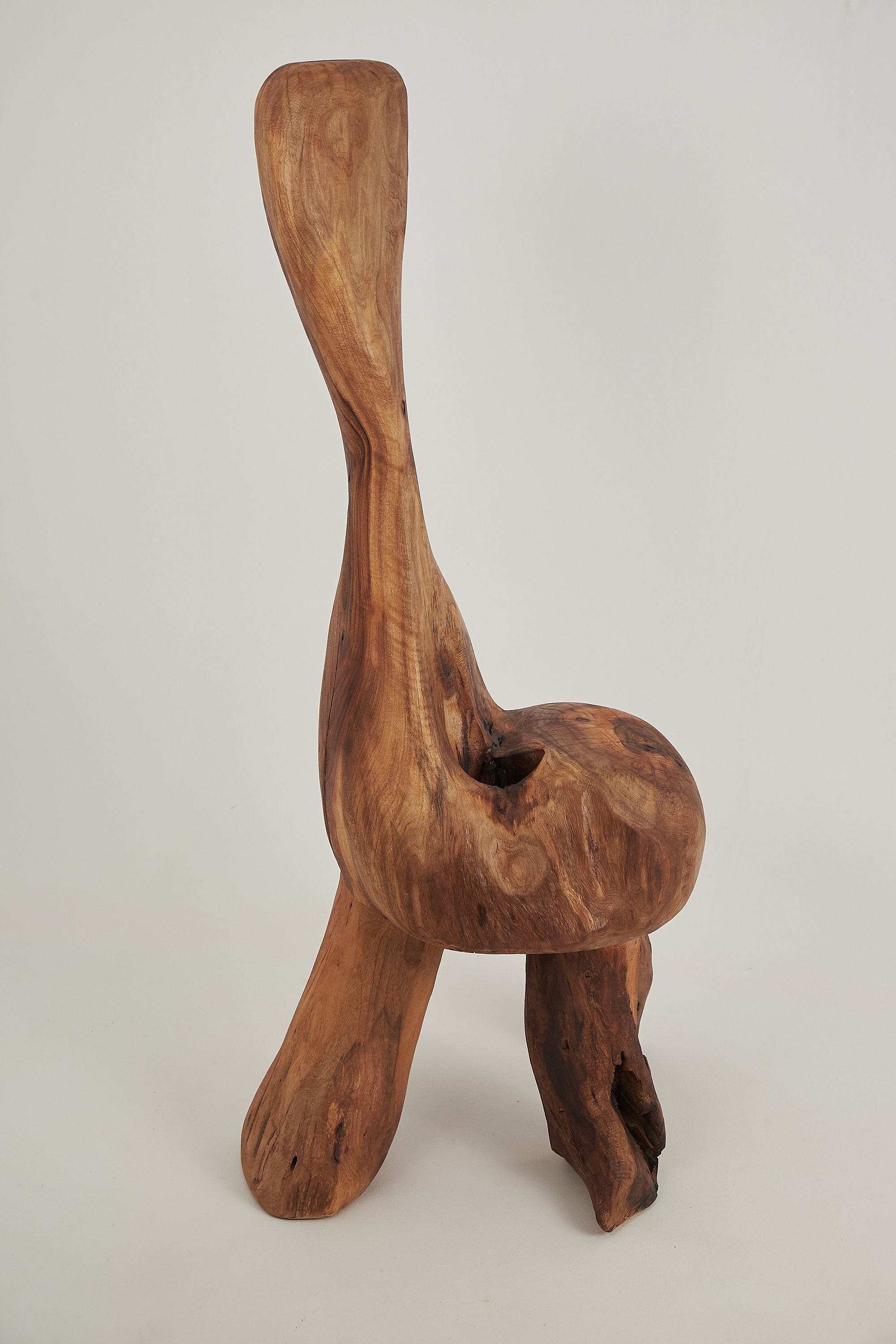 Leszy, Chainsaw-Carved Sculptural Chair - image 7