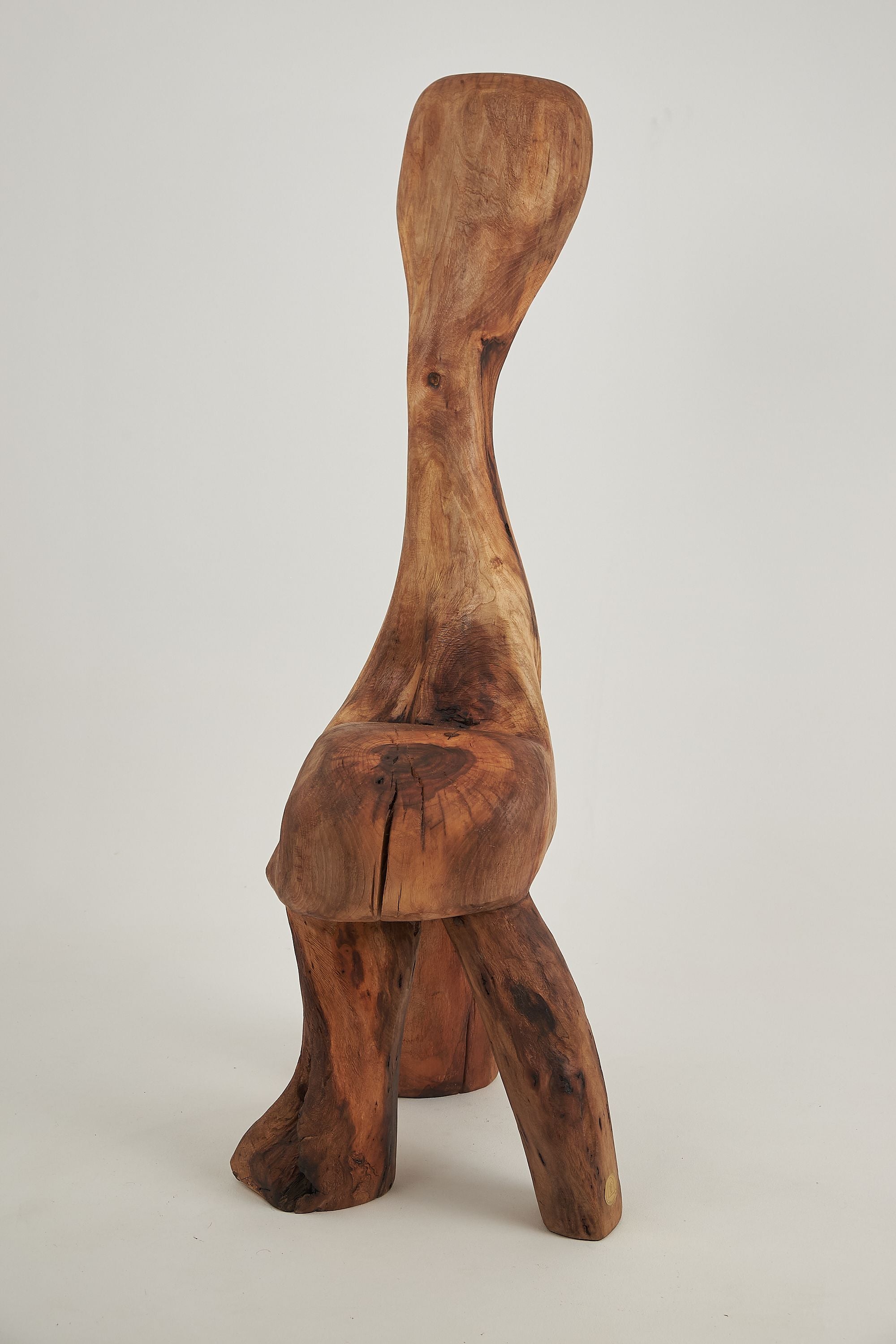 Leszy, Chainsaw-Carved Sculptural Chair - image 3