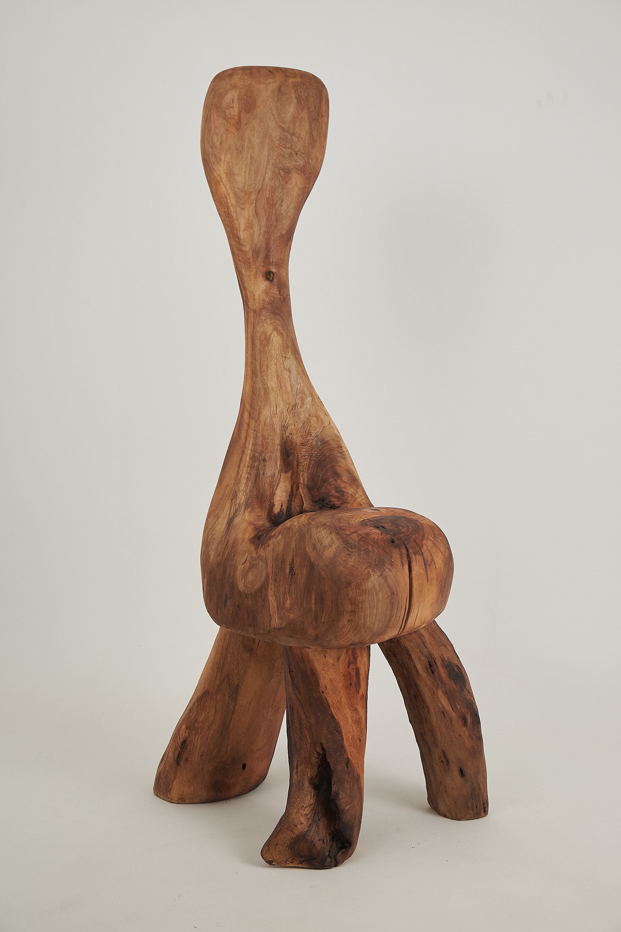 Leszy, Chainsaw-Carved Sculptural Chair - image 9