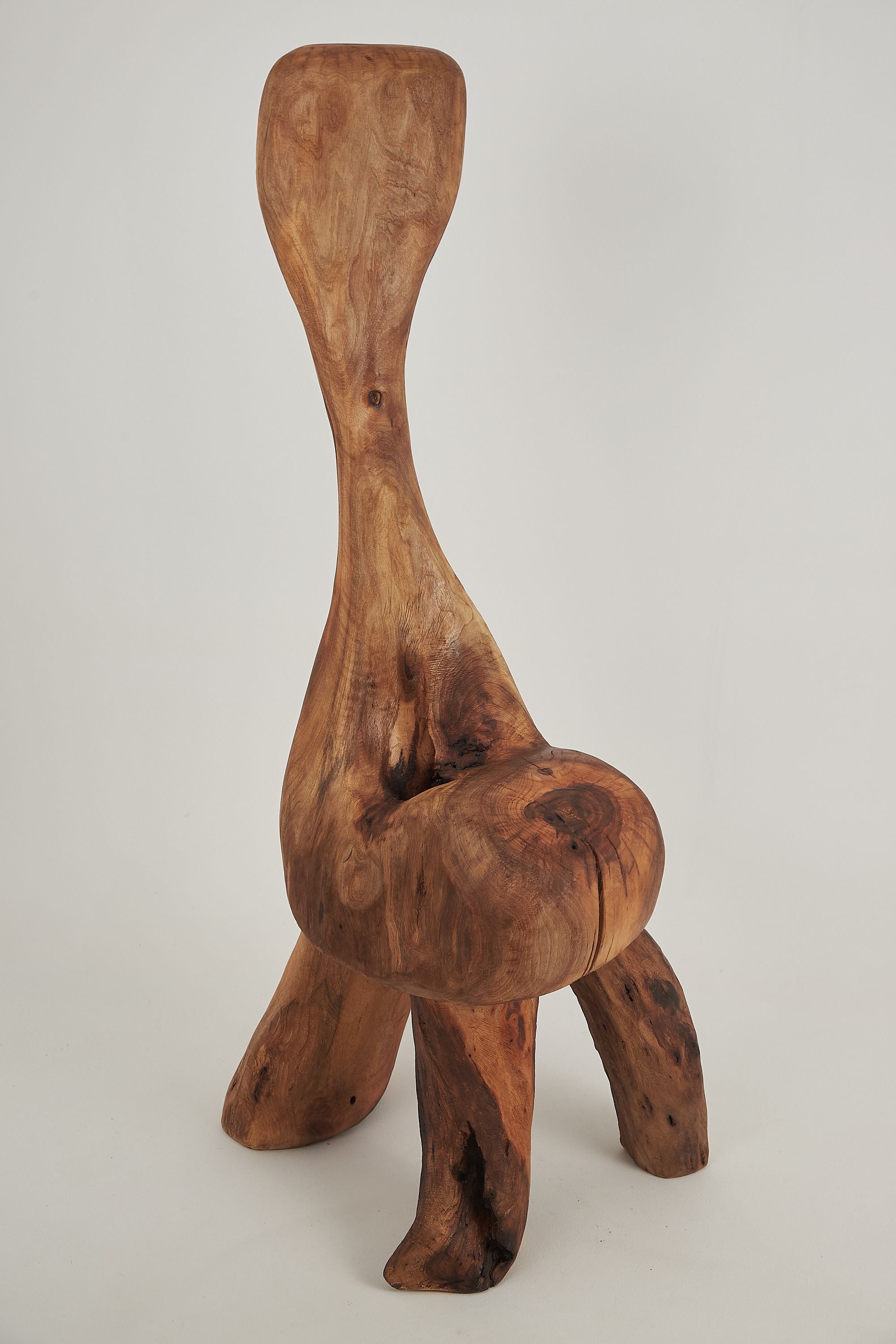 Leszy, Chainsaw-Carved Sculptural Chair - image 10