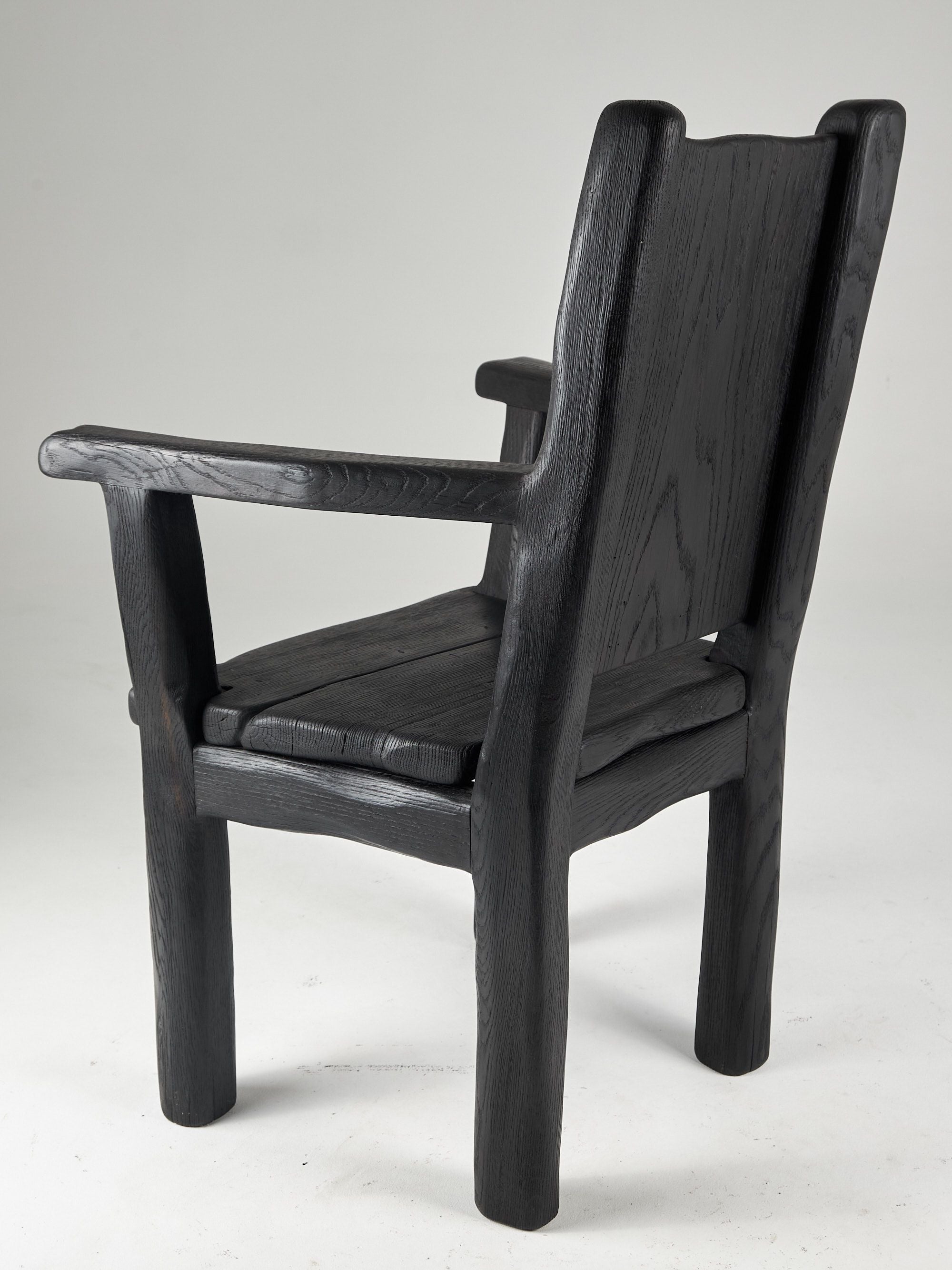 Veles, Hand Crafted Charred Armchair - image 5