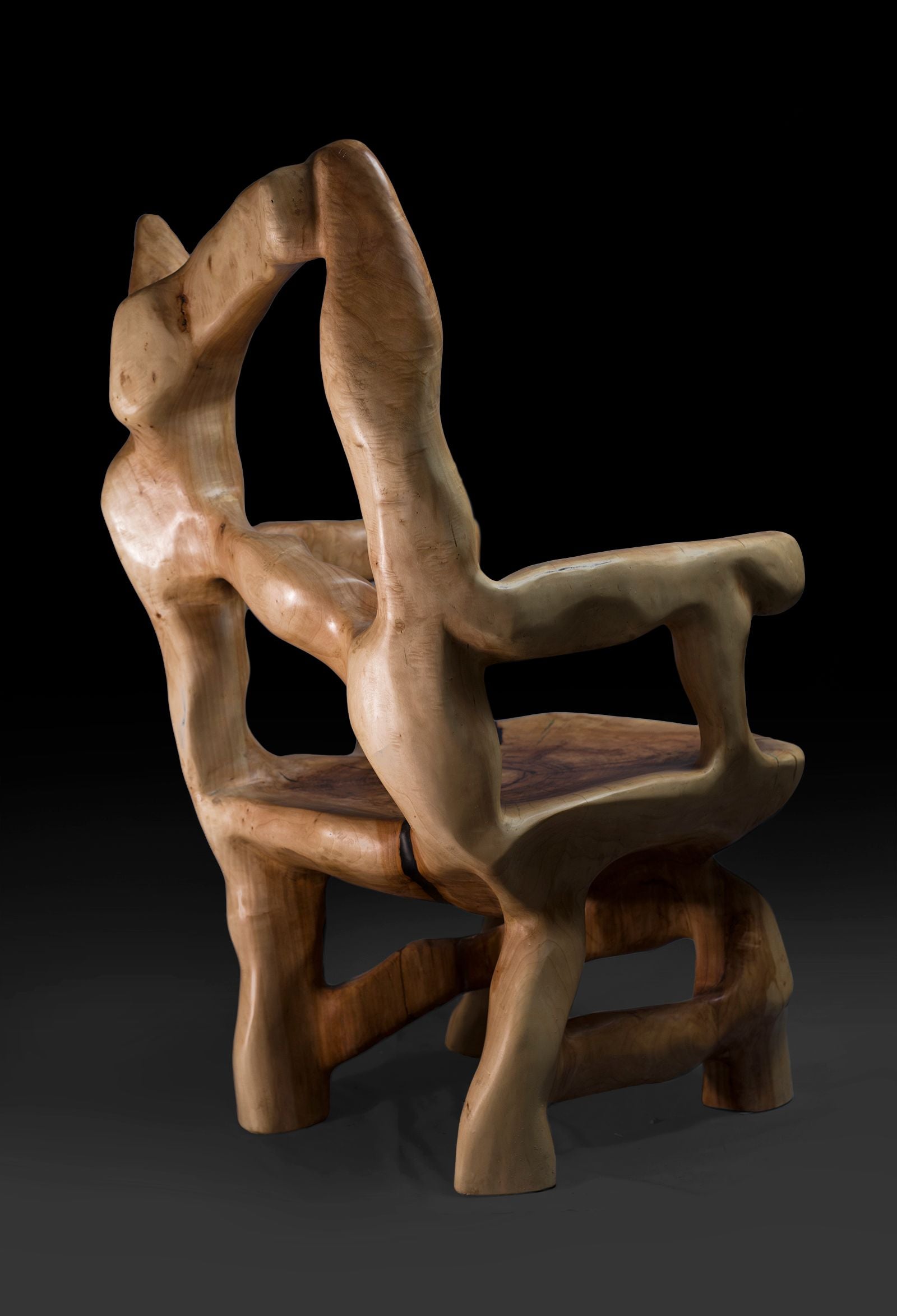 Veles, Chainsaw Carved Armchair From Solid Wood - image 6