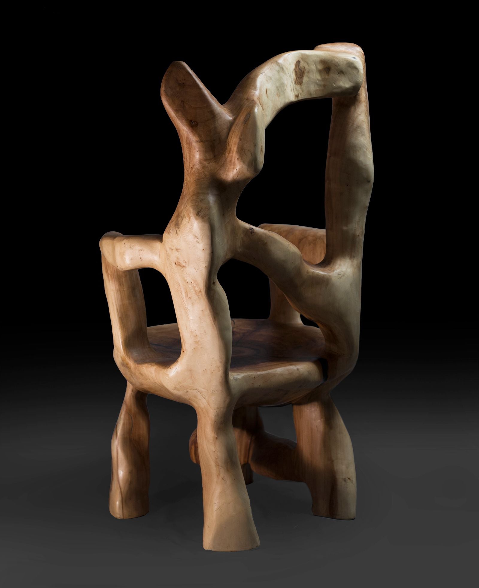 Veles, Chainsaw Carved Armchair From Solid Wood - image 5
