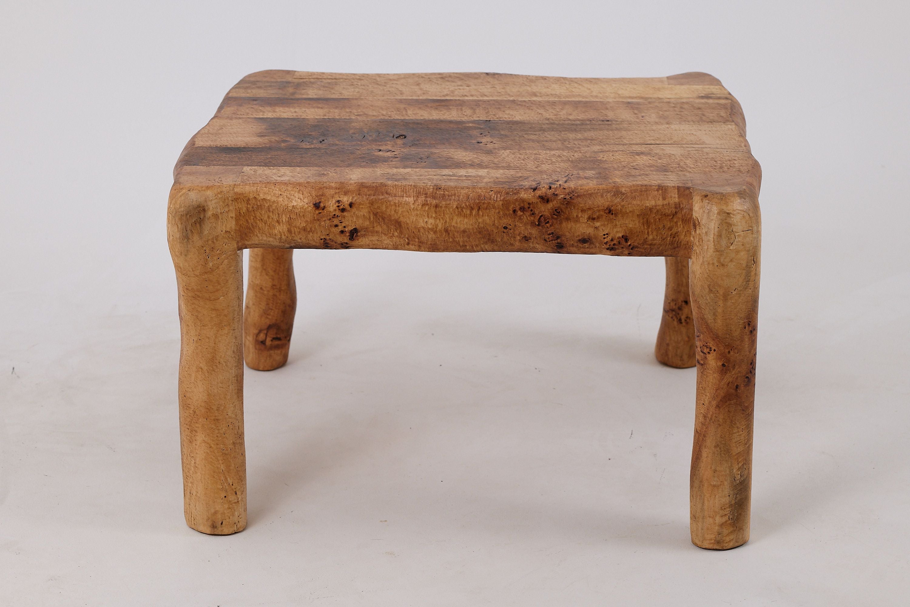 Jownik, Square Burl Table â Rustic Balance in Solid Wood - image 13